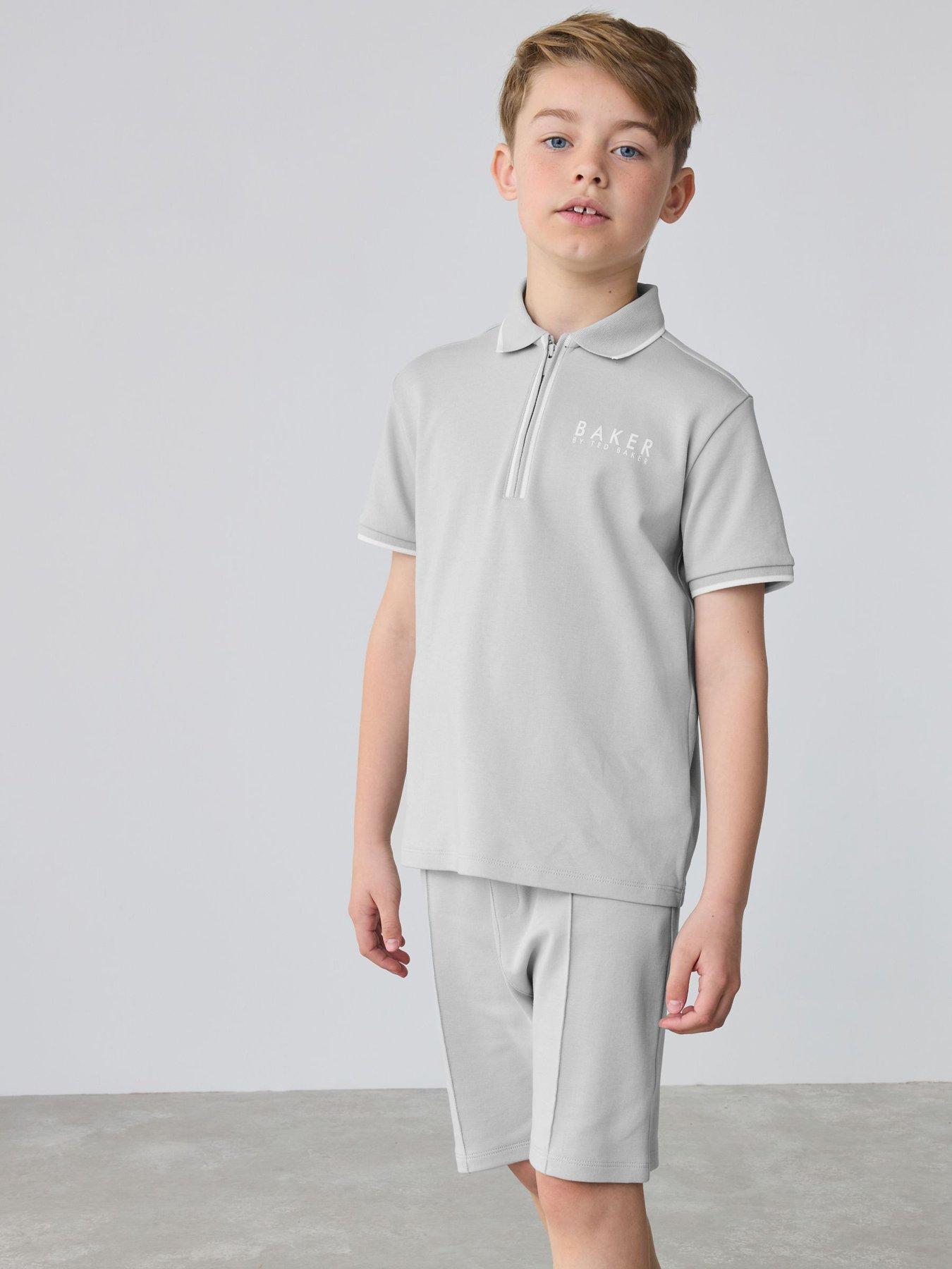 Image 3 of 6 of Ted Baker Boys Polo Set - Grey