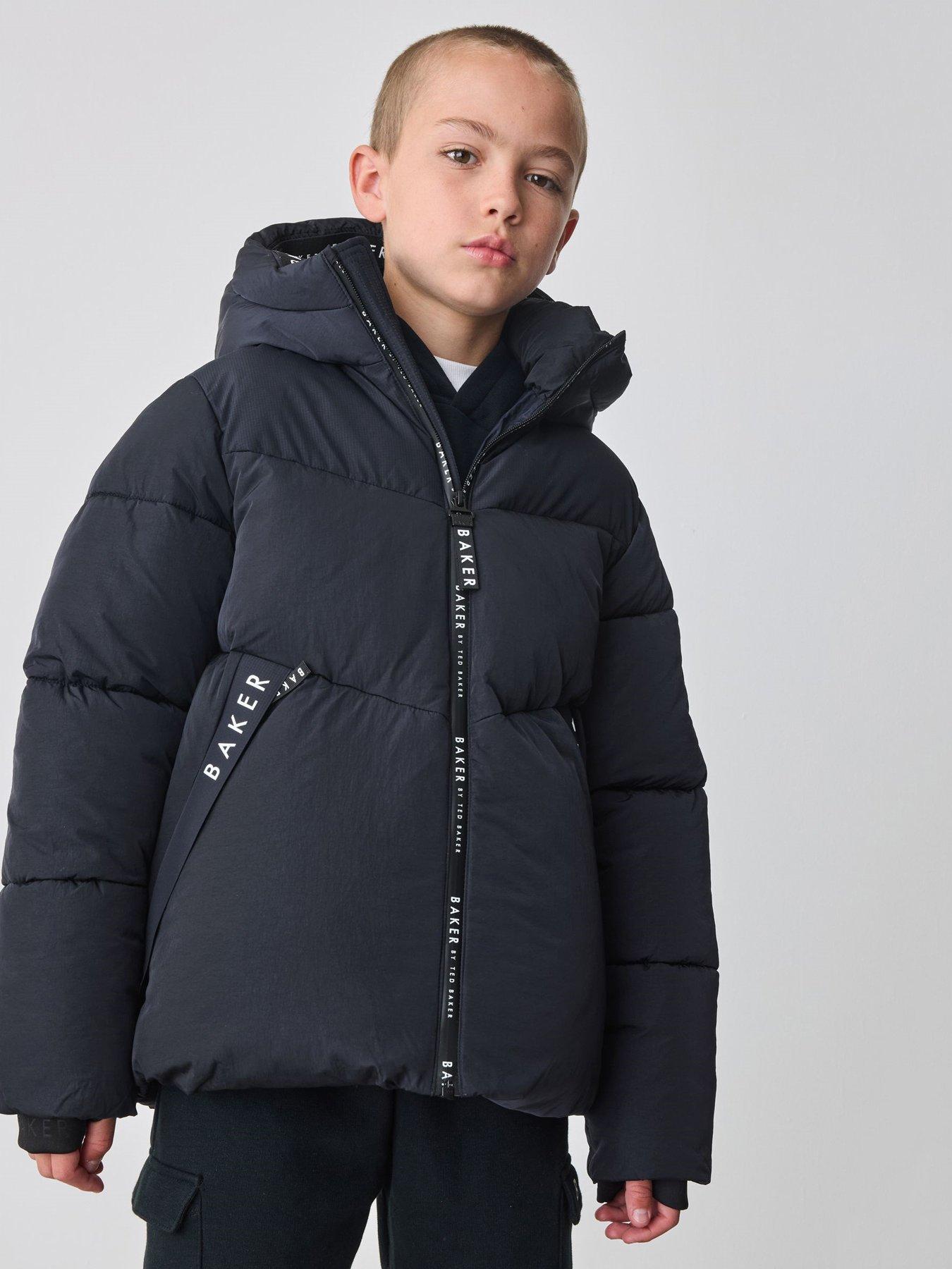 undefined Boys Back To School Coat - Black
