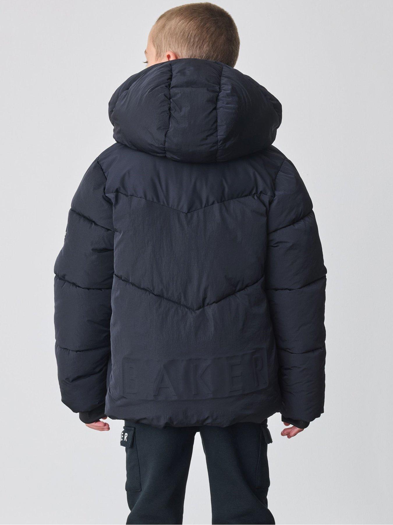Image 2 of 6 of Ted Baker Boys Back To School Coat - Black