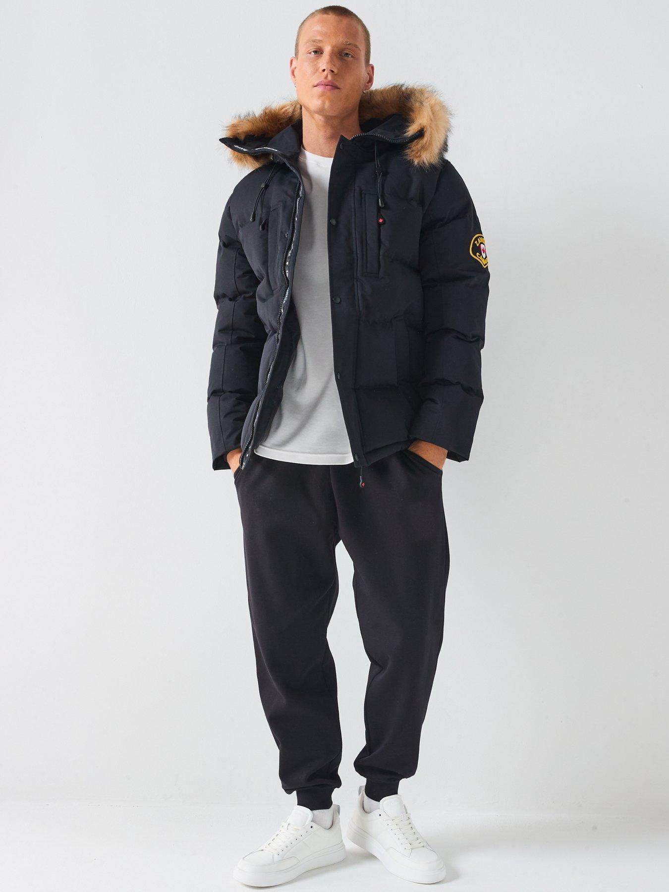 Zavetti Canada Oshawa 2.0 Padded Parka Coat - Black | Very