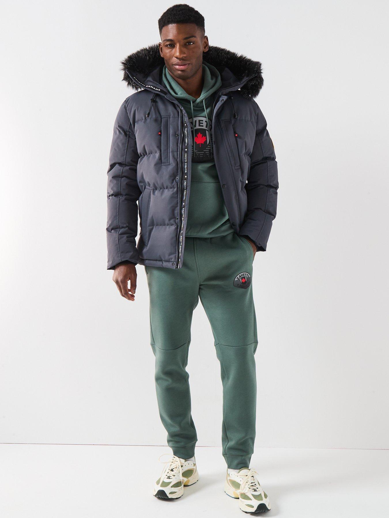 Zavetti Canada Oshawa 2.0 Padded Parka Coat - Dark Grey | Very