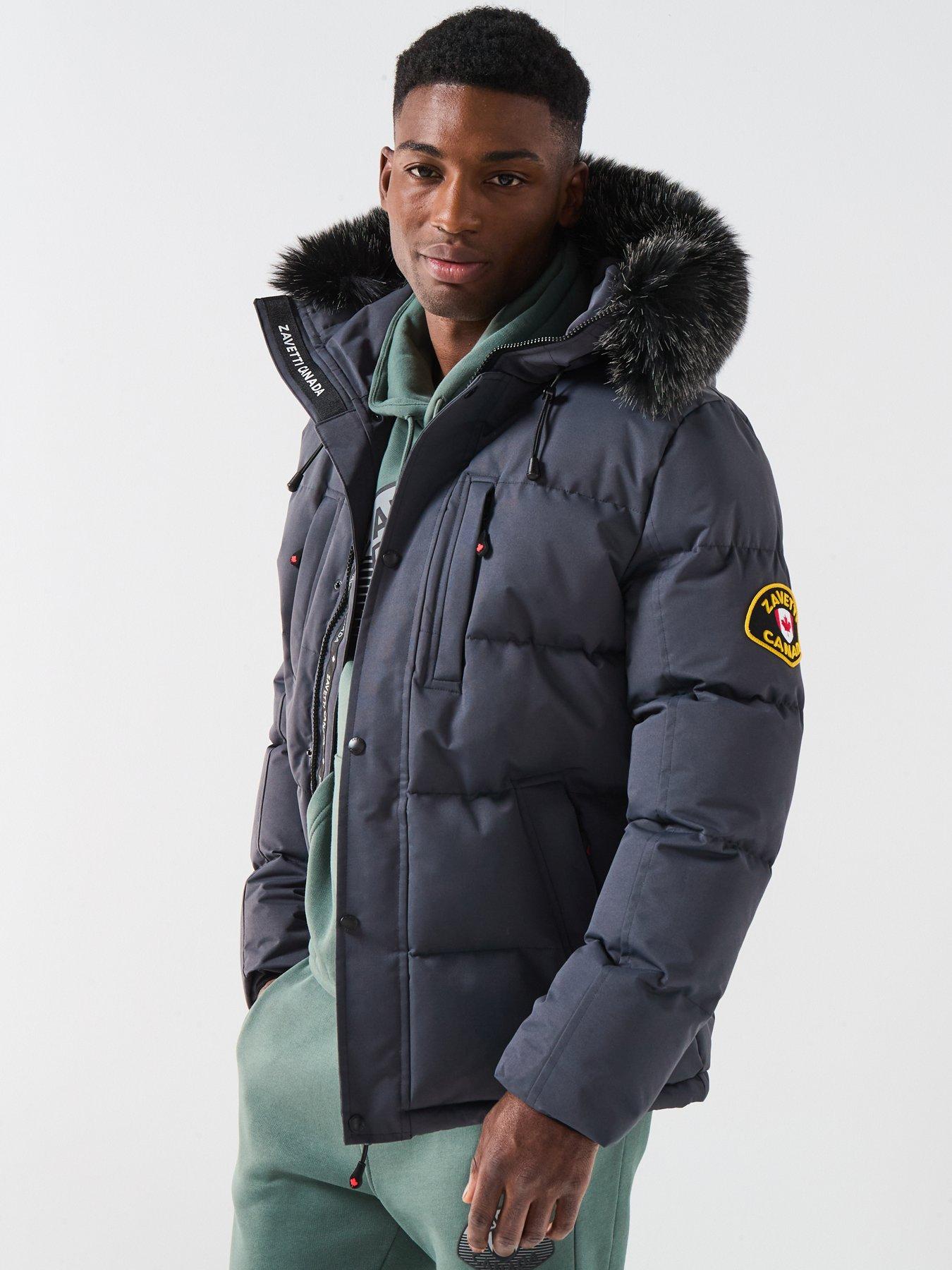 Zavetti Canada Oshawa 2.0 Padded Parka Coat - Dark Grey | Very