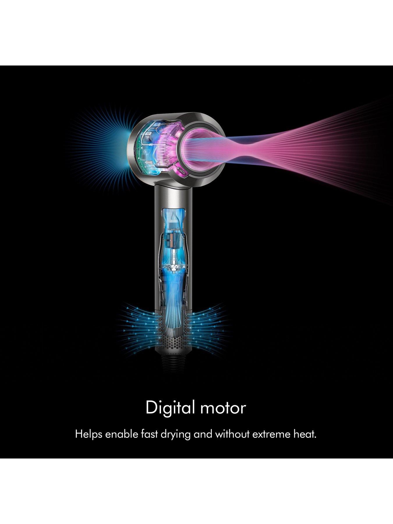 Dyson Supersonic Hairdryer – Prussian Blue for Curly/Coily Hair Very