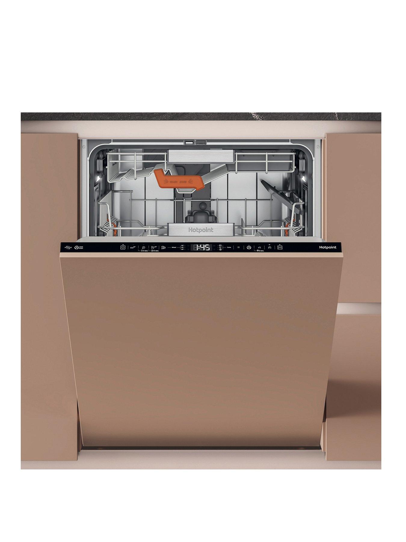 Hotpoint H8IA15M4TUUK - Hydroforce Integrated Dishwasher - Black