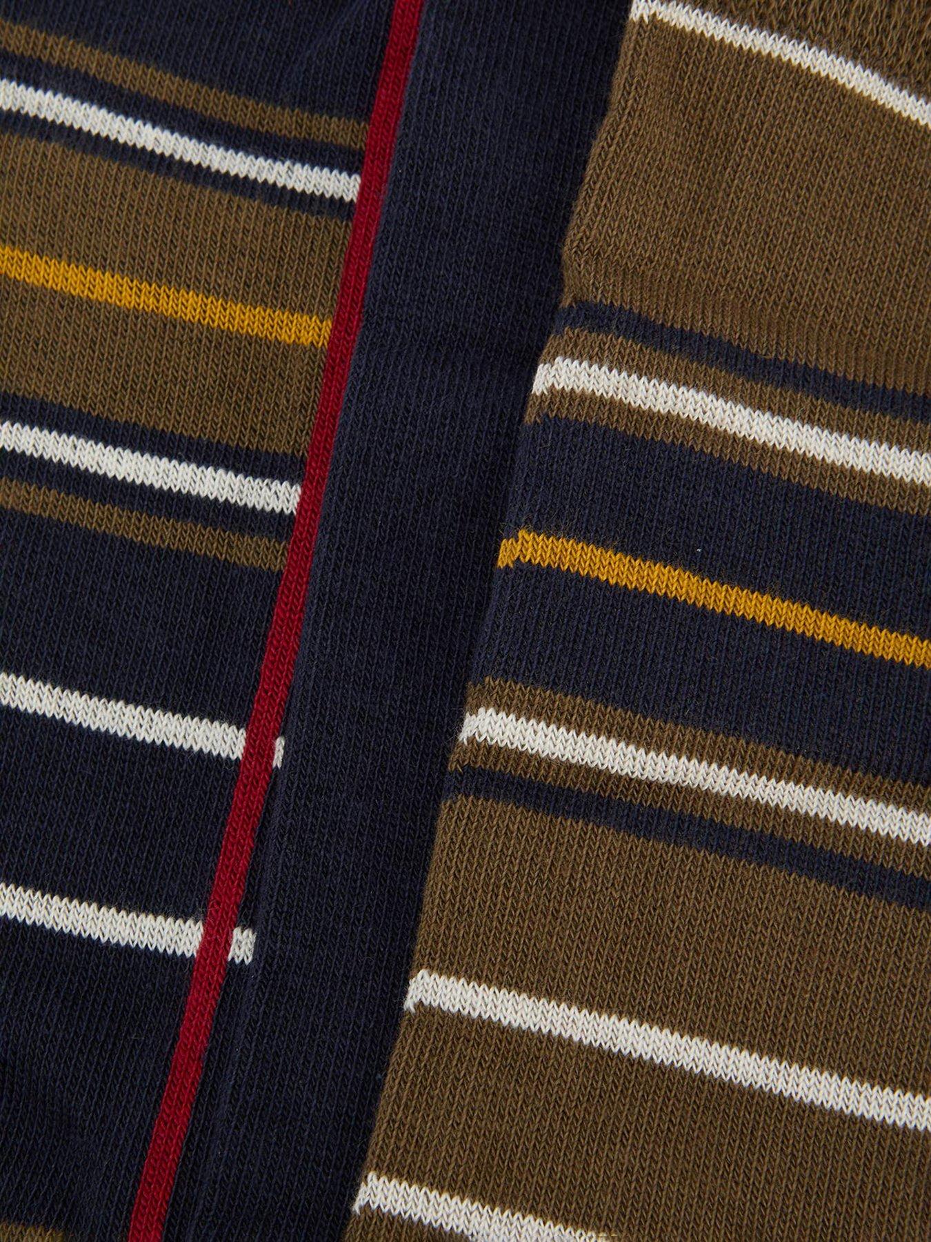 Image 4 of 4 of Barbour Tartan Socks Gift Set - Navy Multi
