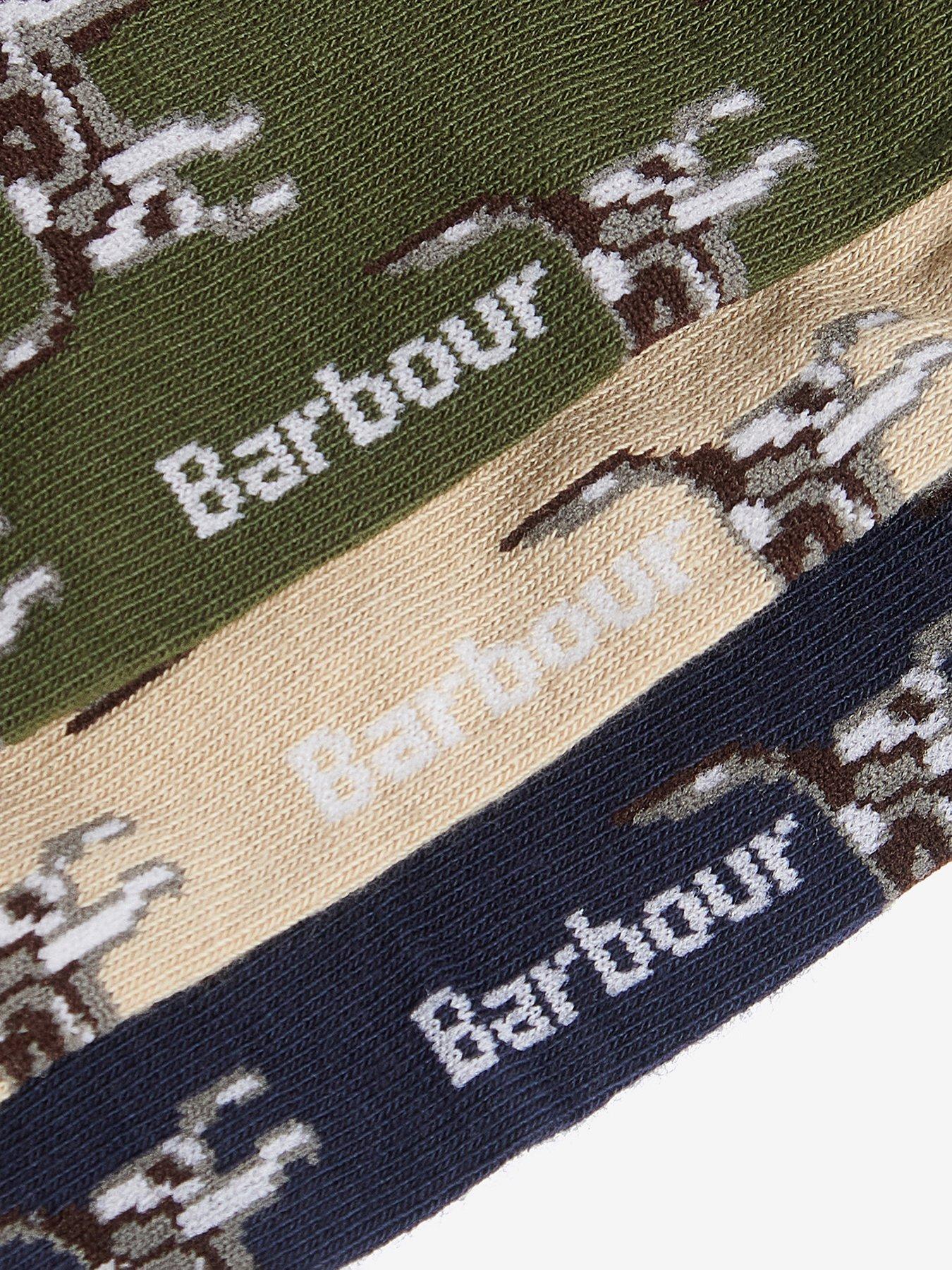 Image 2 of 4 of Barbour Pointer Dog Socks Gift Set - Khaki
