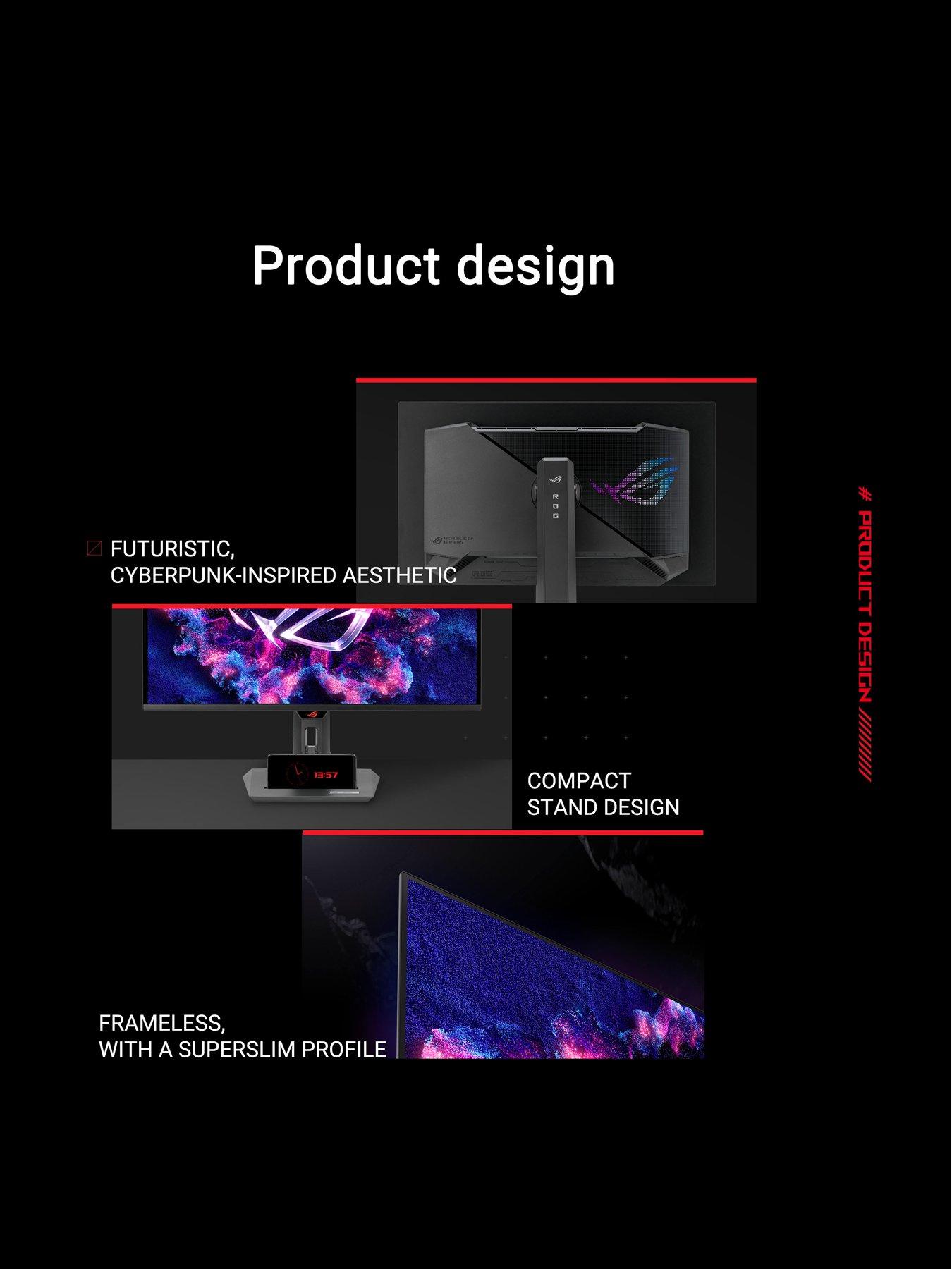 Image 6 of 7 of Asus ROG Strix OLED XG27UCDMG Gaming Monitor - 27in, 240Hz 4K UHD QD-OLED - 0.03ms response time