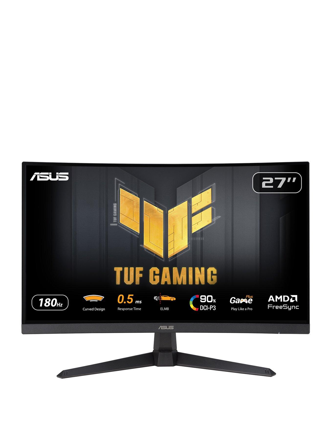 Asus TUF Gaming VG27WQ3B Curved Gaming Monitor - 27in QHD (2560x1440), 180Hz, 0.5ms response time