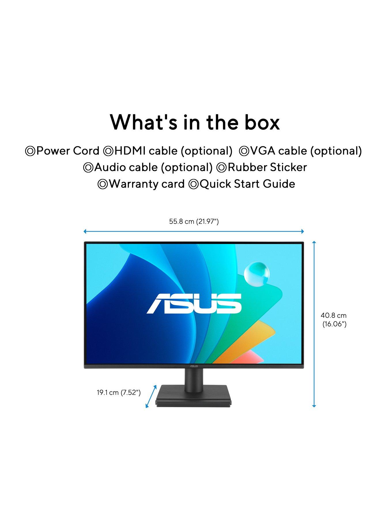 Image 7 of 7 of Asus VA249HG Eye Care Gaming Monitor - 24in 120Hz FHD (1920x1080), 1ms response time, Wall Mountable