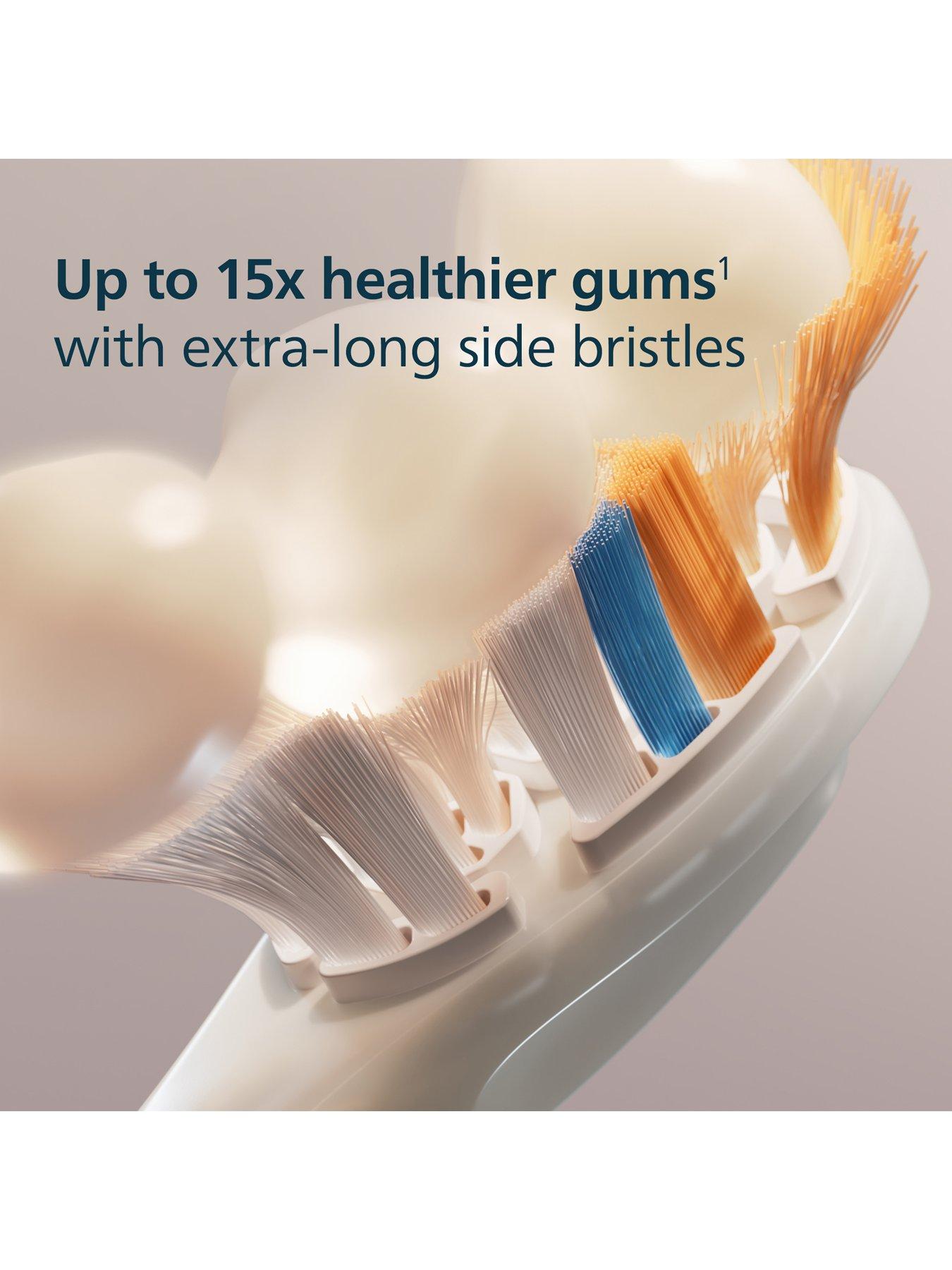 Image 5 of 8 of Philips Sonicare A3 Premium All-in-One, Genuine Replacement Toothbrush Heads, White, 2 Pack, HX9092/87
