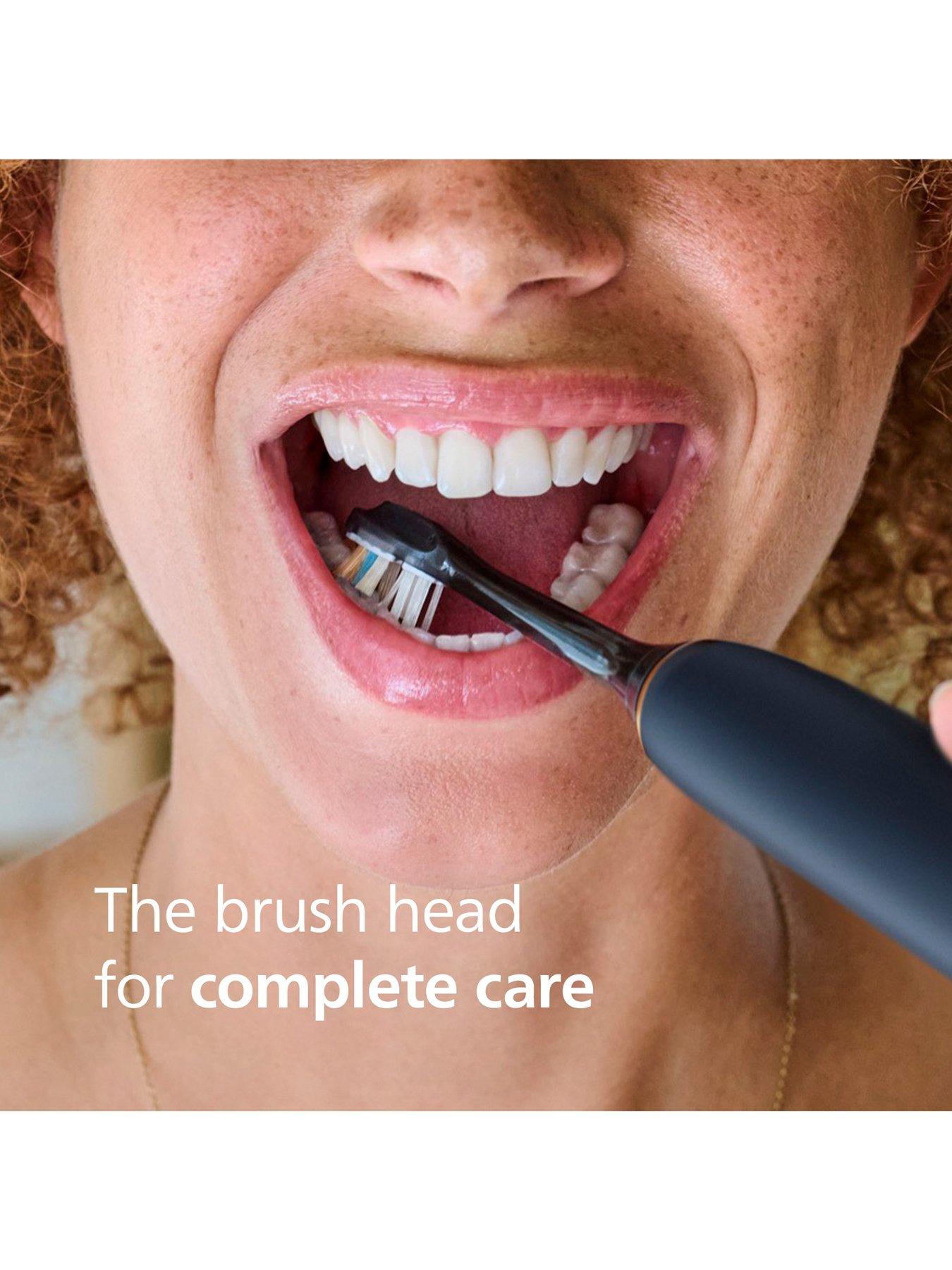 Image 2 of 7 of Philips Sonicare A3 Premium All-in-One, Genuine Replacement Toothbrush Heads, Black, 2 Pack, HX9092/88