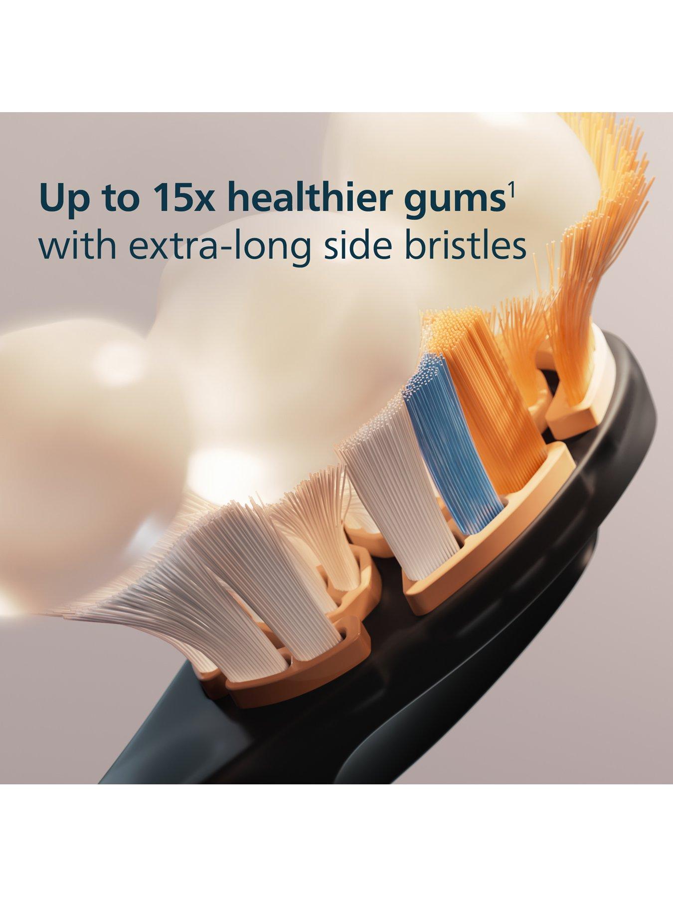 Image 5 of 7 of Philips Sonicare A3 Premium All-in-One, Genuine Replacement Toothbrush Heads, Black, 2 Pack, HX9092/88