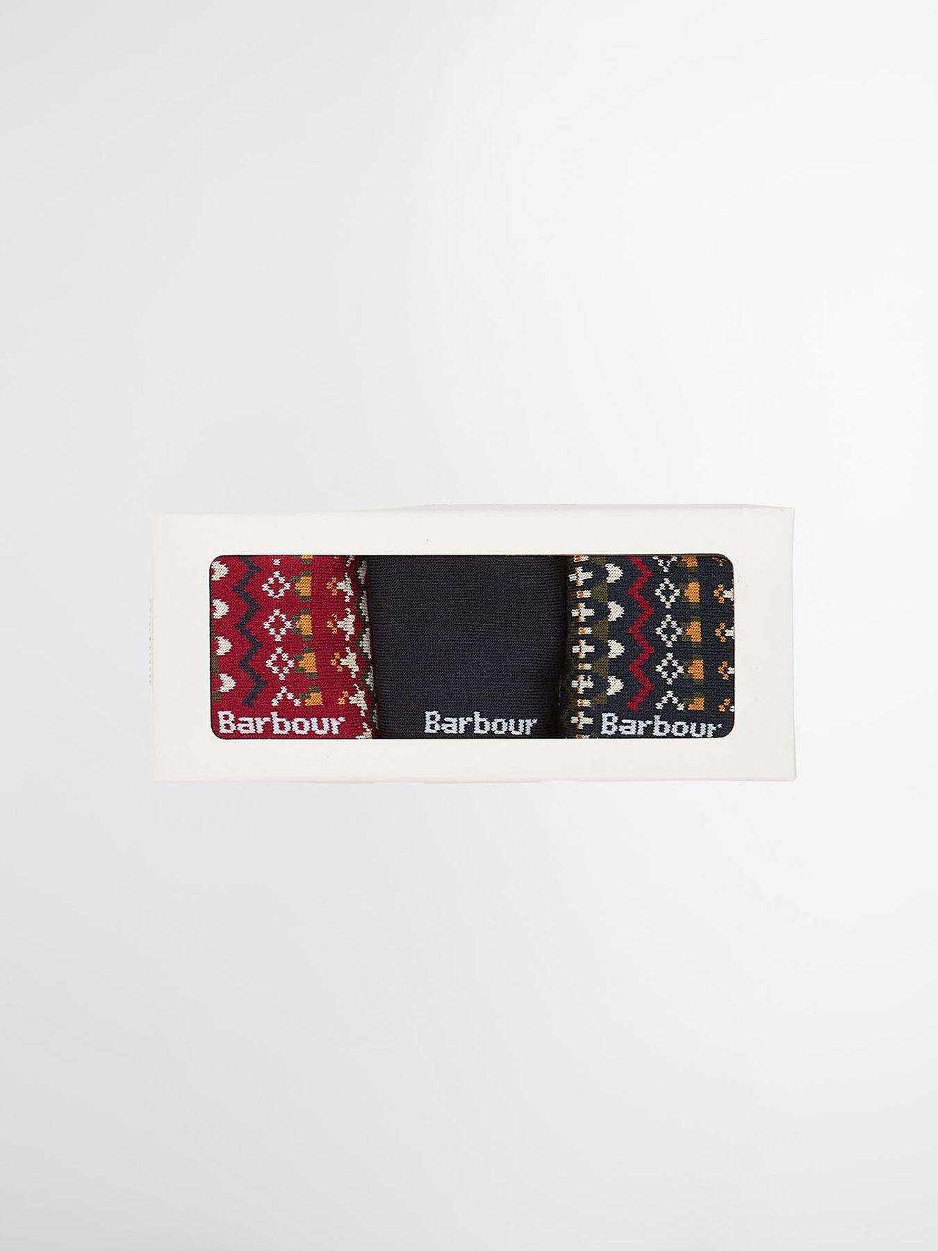 Image 3 of 4 of Barbour Marlow Fairisle Sock Gift Box - Multi