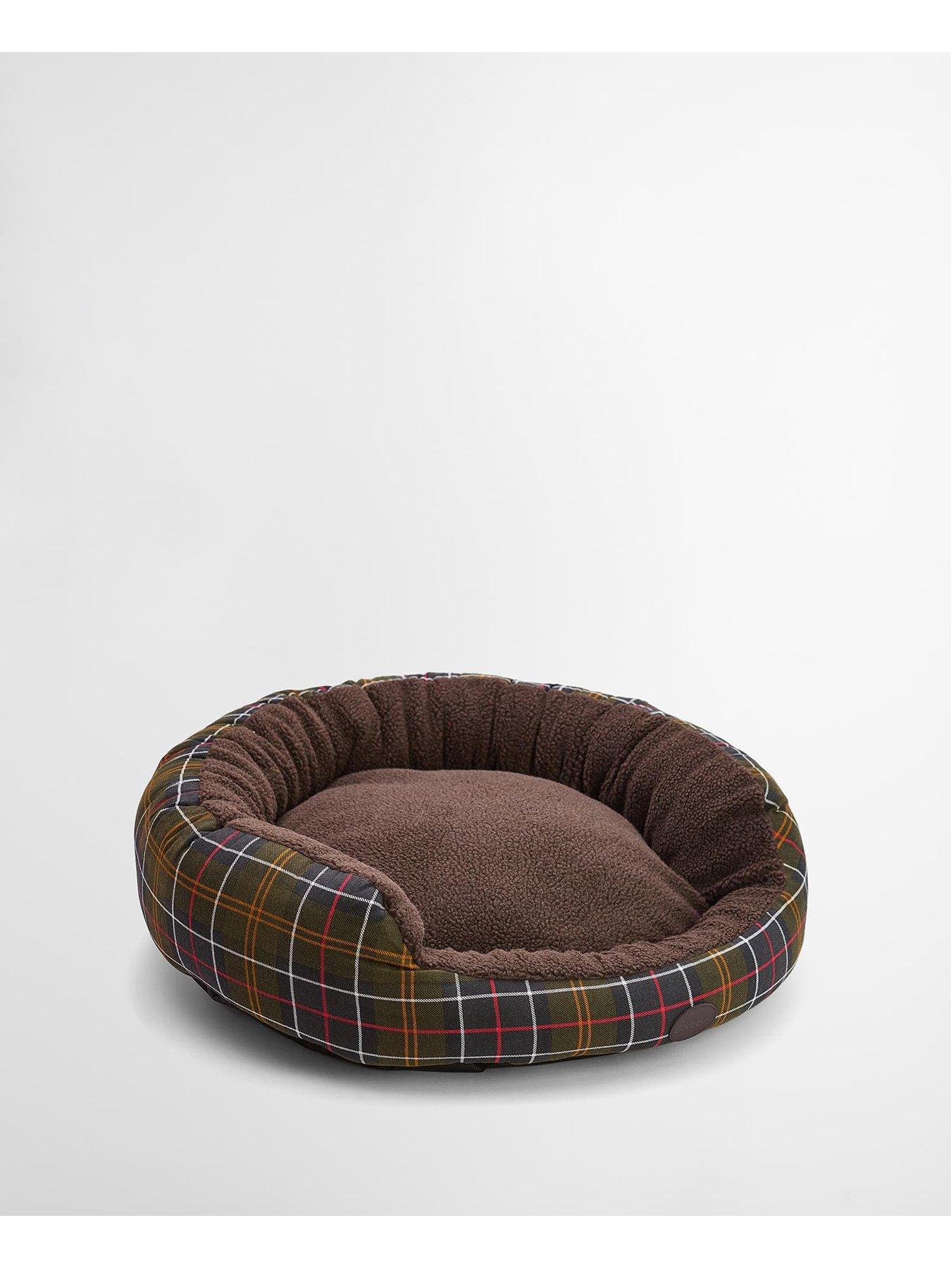 Image 3 of 4 of Barbour Dog Tartan Snuggle Bed 30" - Multi