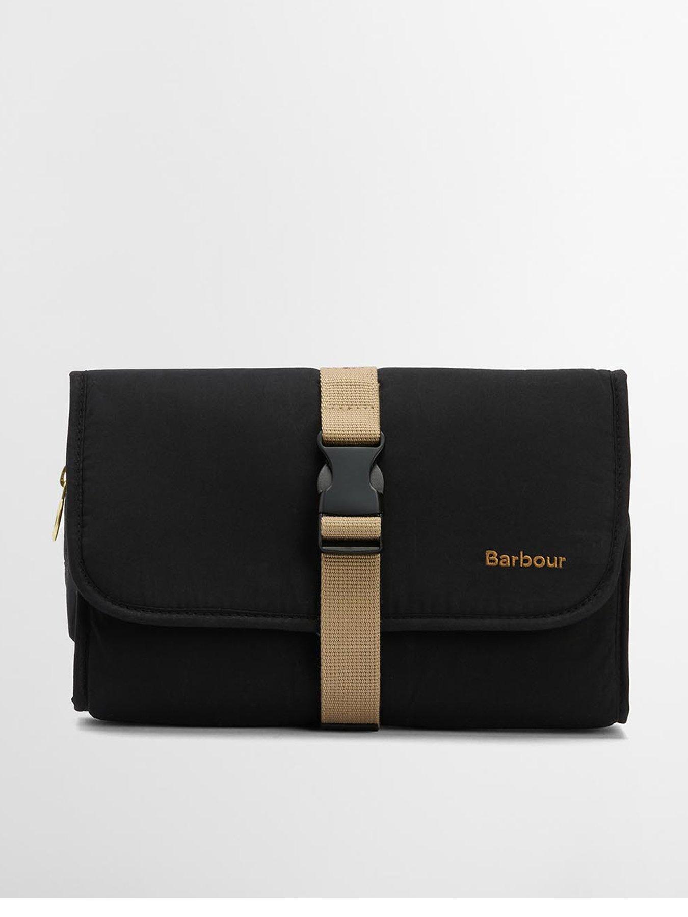 Barbour Transport Hanging Washbag - Black