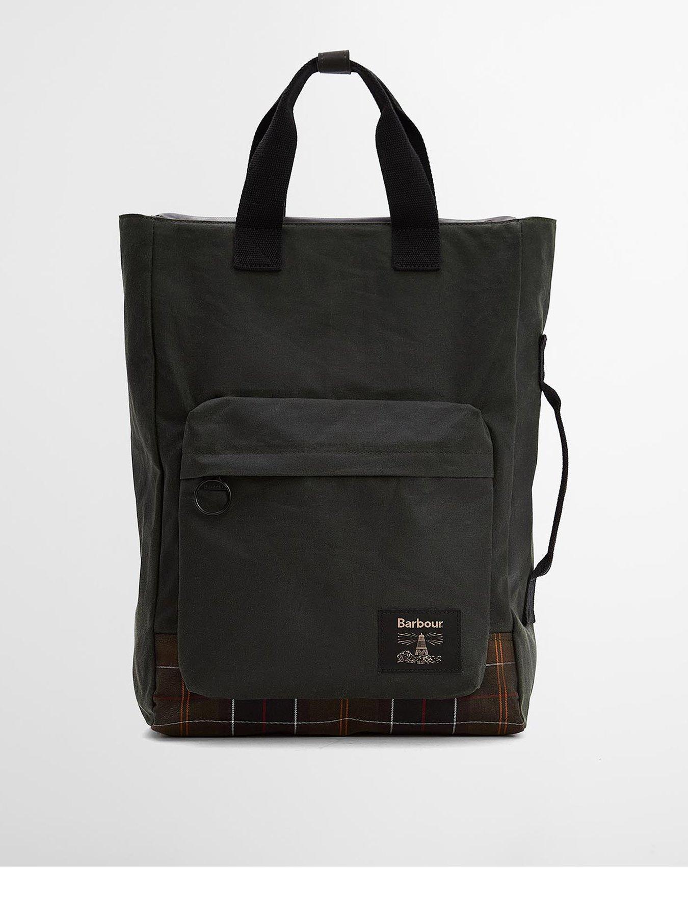 Barbour Field Wax Backpack - Dark Green