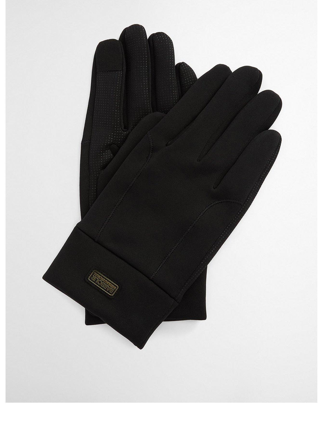 Image 1 of 4 of Barbour International Balfour Knitted Gloves - Black