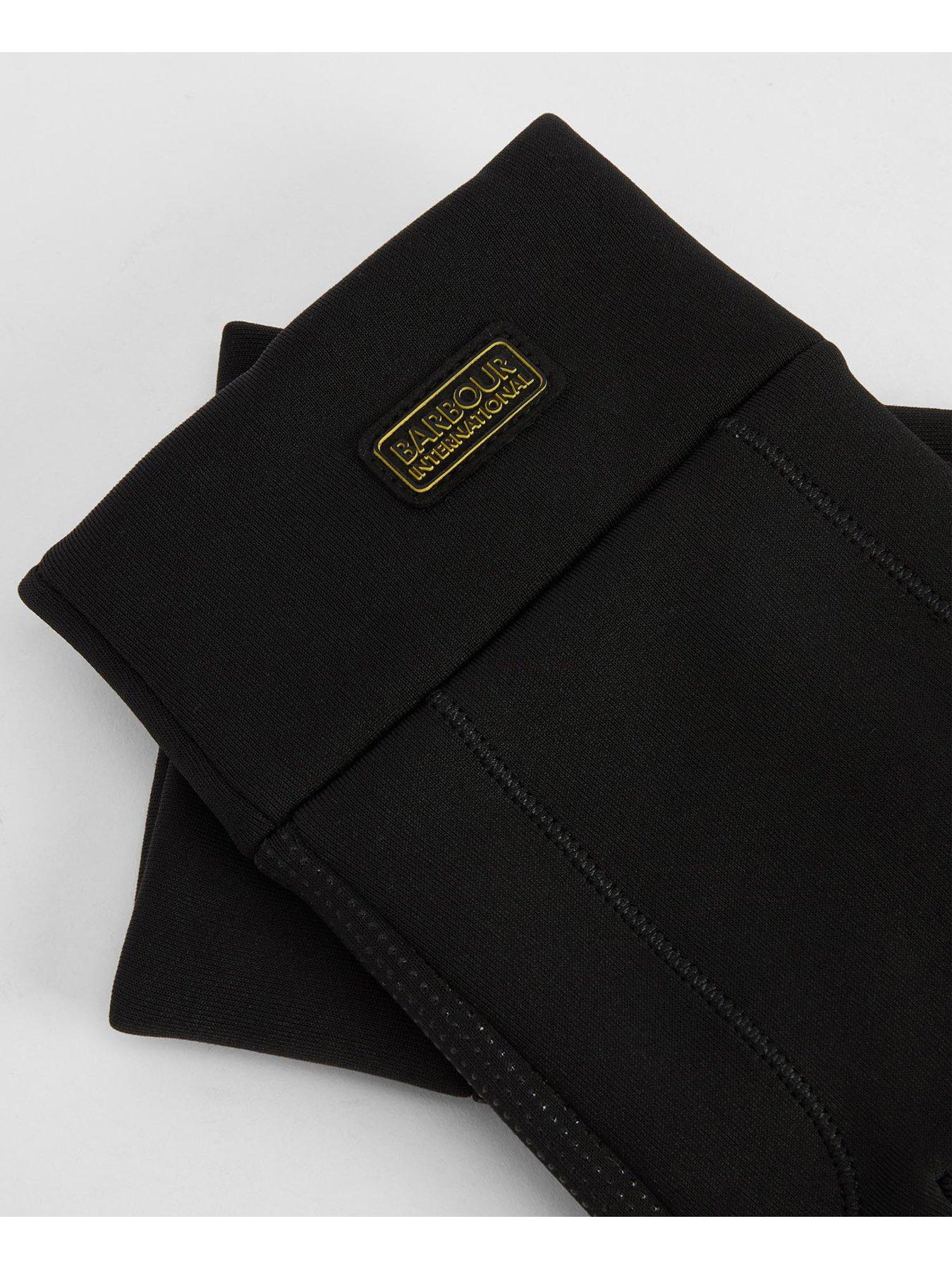 Image 3 of 4 of Barbour International Balfour Knitted Gloves - Black
