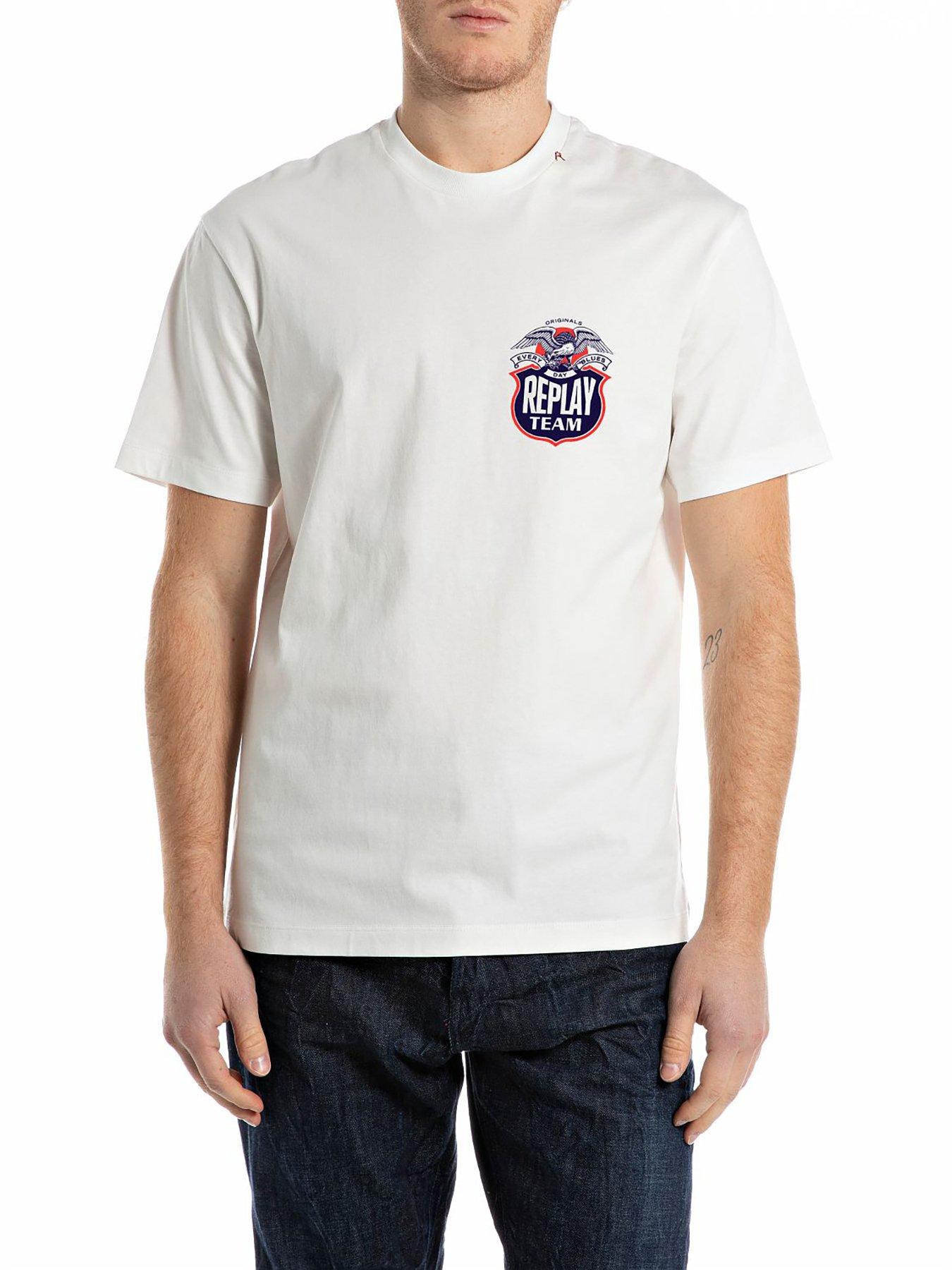 undefined National Ski Team Back Graphic Printed T-Shirt - White