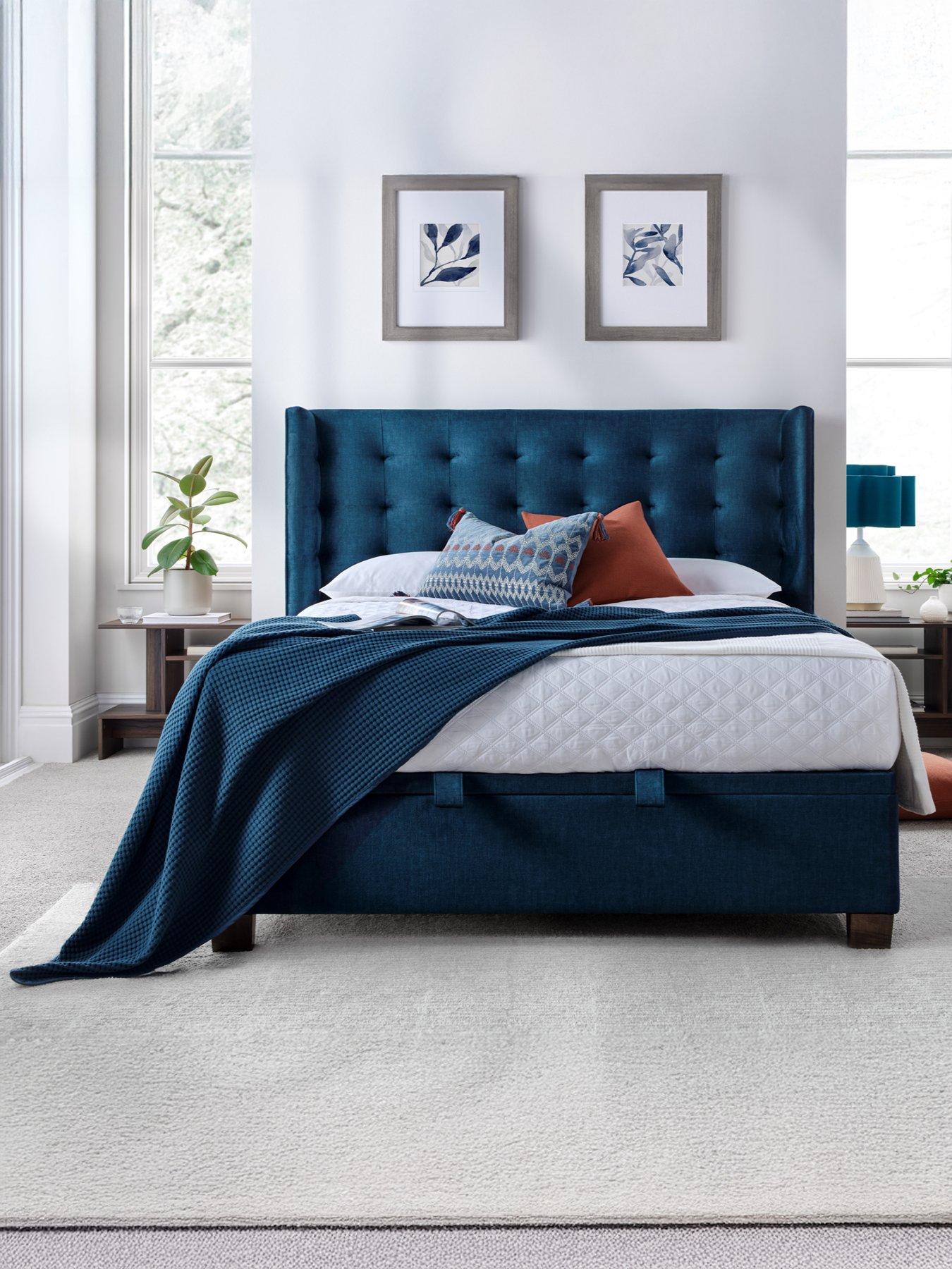 undefined Hendrick King Ottoman Bed With Airsprung Gold Mattress