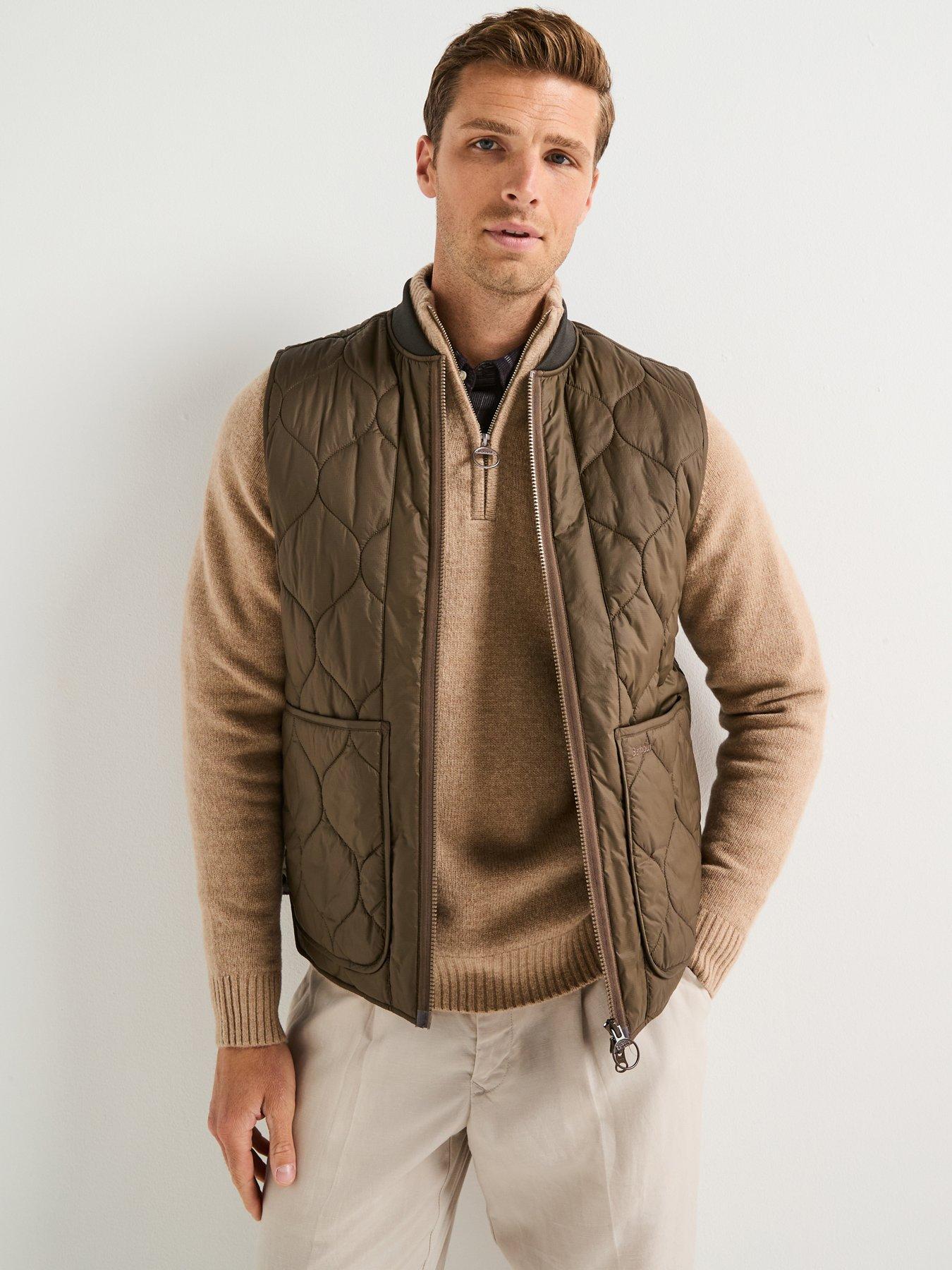 Image 1 of 5 of Barbour Re-engineered Utility Liddesdale Quilted Gilet - Khaki