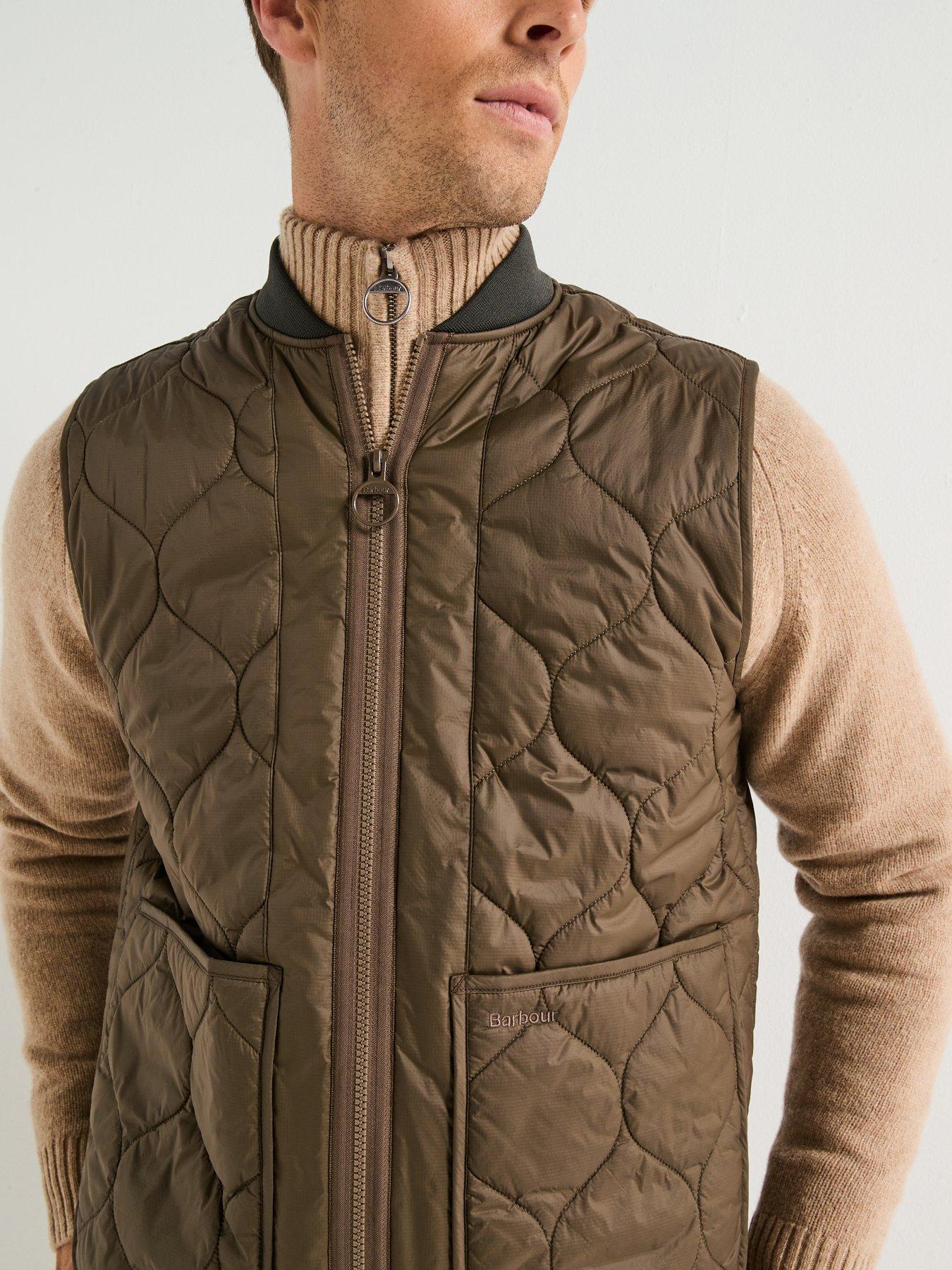 Image 4 of 5 of Barbour Re-engineered Utility Liddesdale Quilted Gilet - Khaki