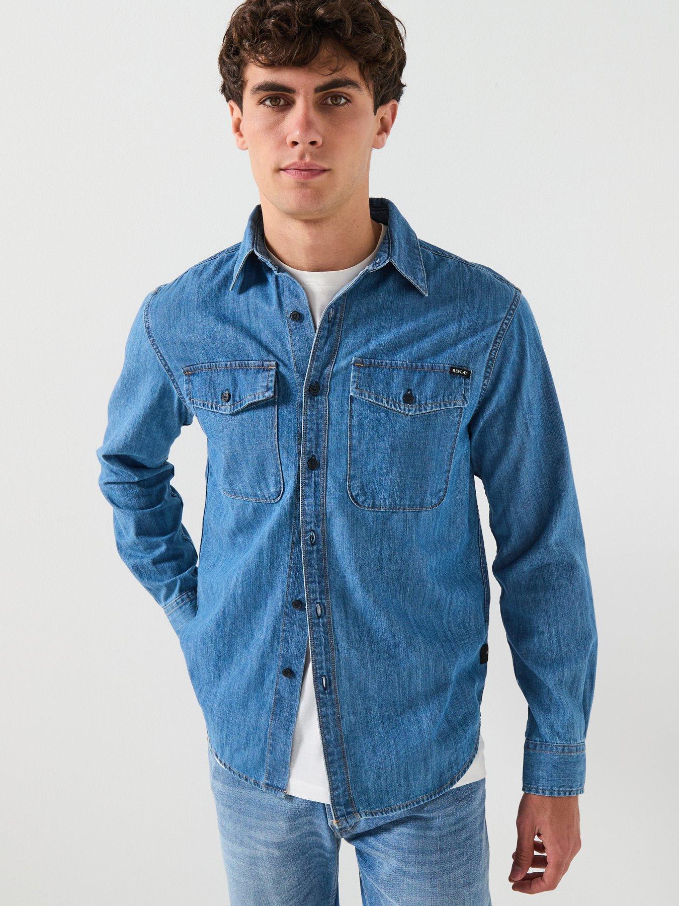 Replay Replay Double Pocket Denim Shirt