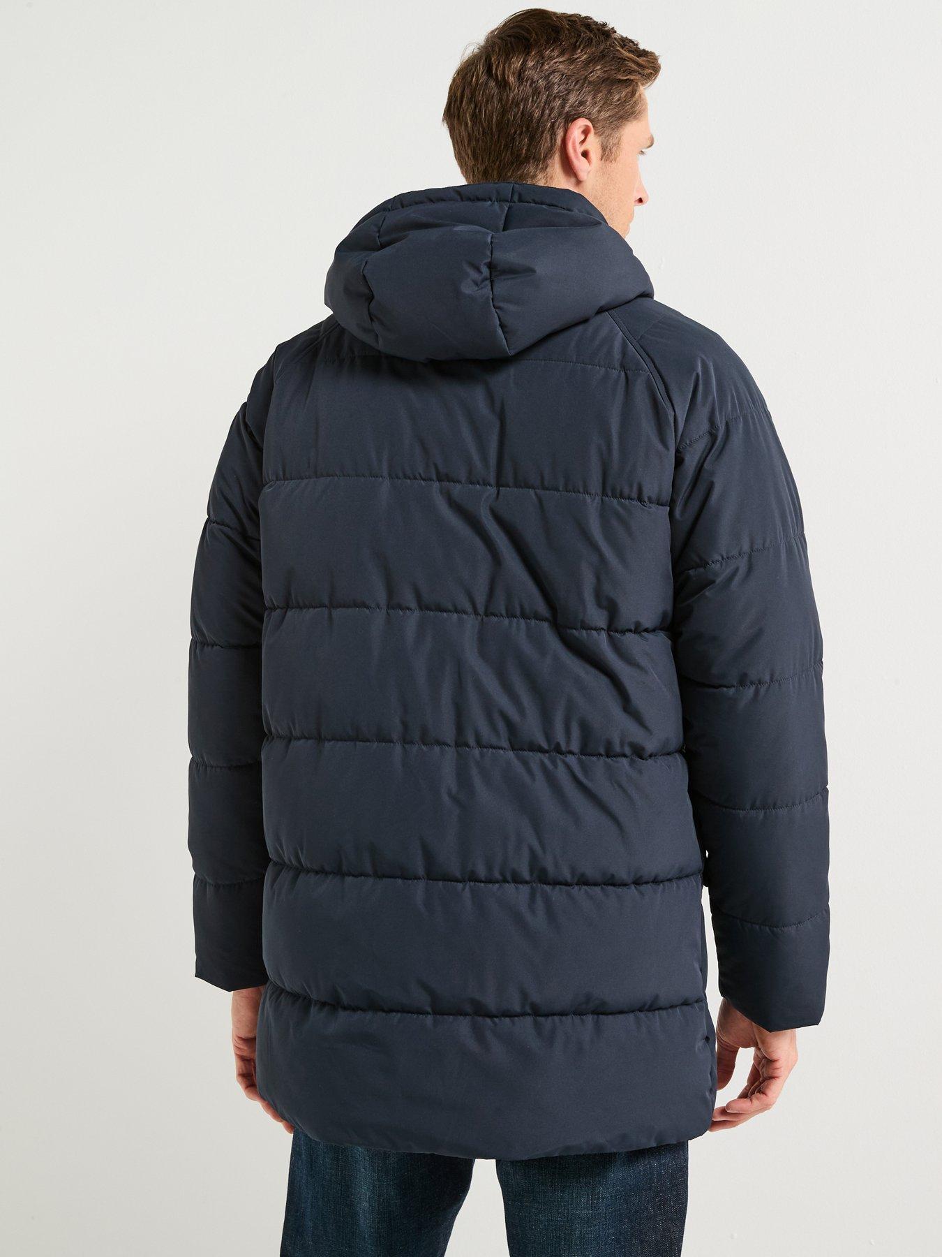 Barbour Hooded Bedale Padded Jacket - Navy | Very