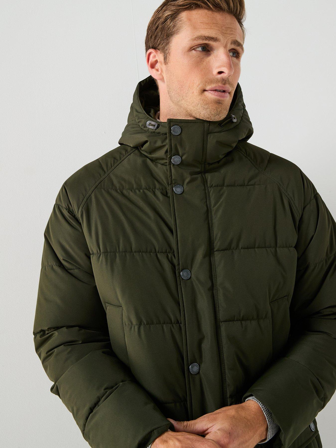 Barbour Hooded Bedale Padded Jacket - Green | Very