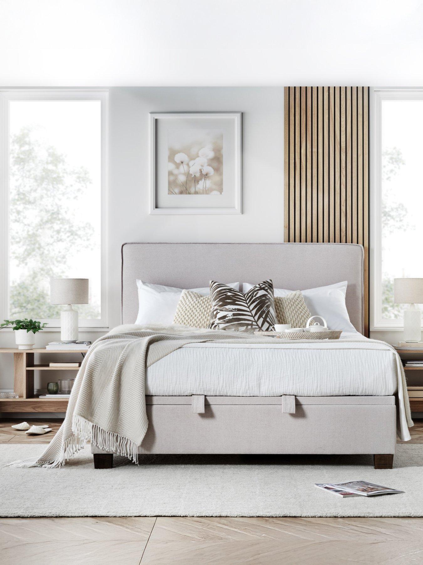 undefined Fletcher King Ottoman Bed With Airsprung Platinum Mattress
