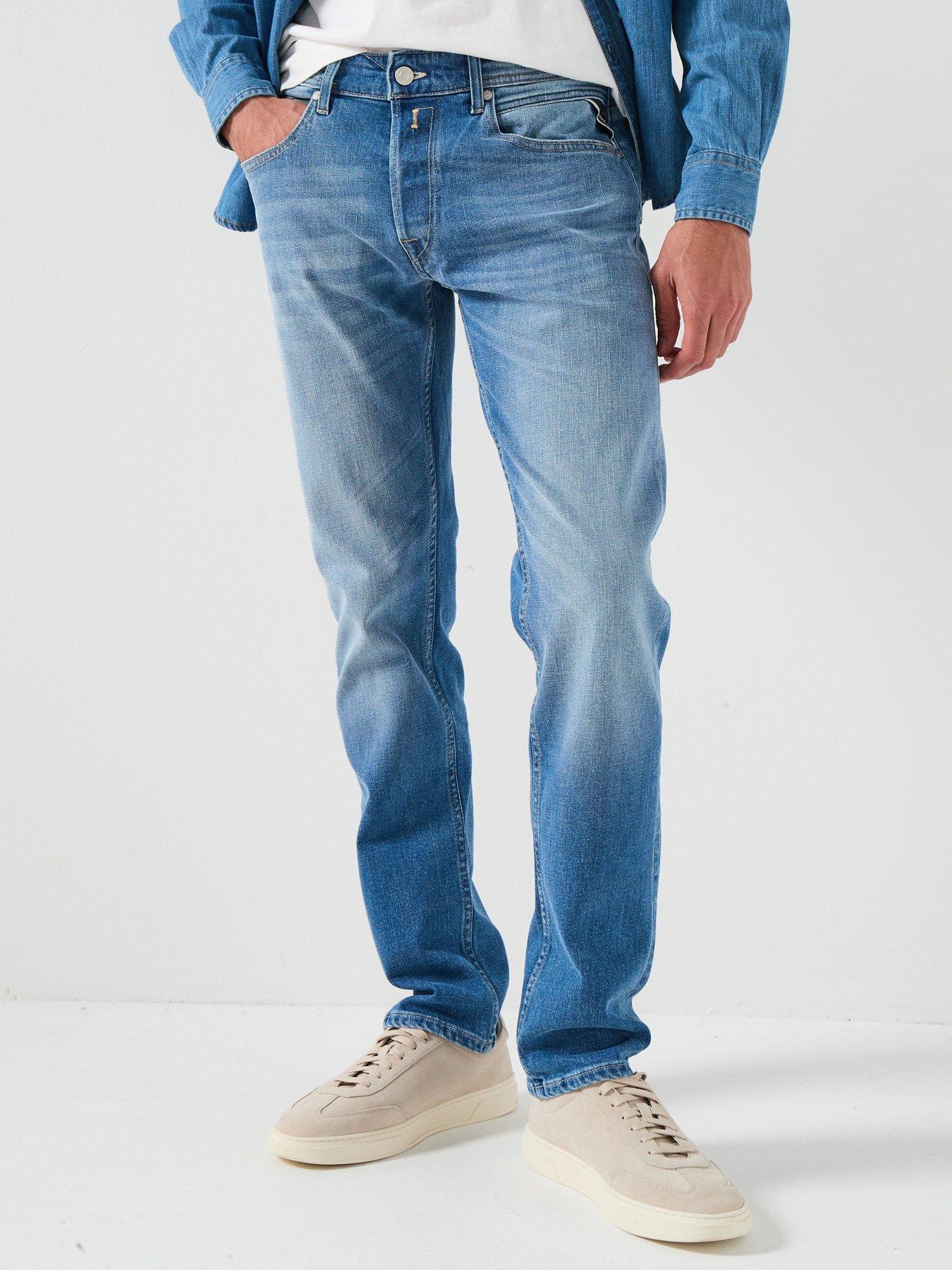 REPLAY Jeans GROVER Straight Fit in 007 dark blue