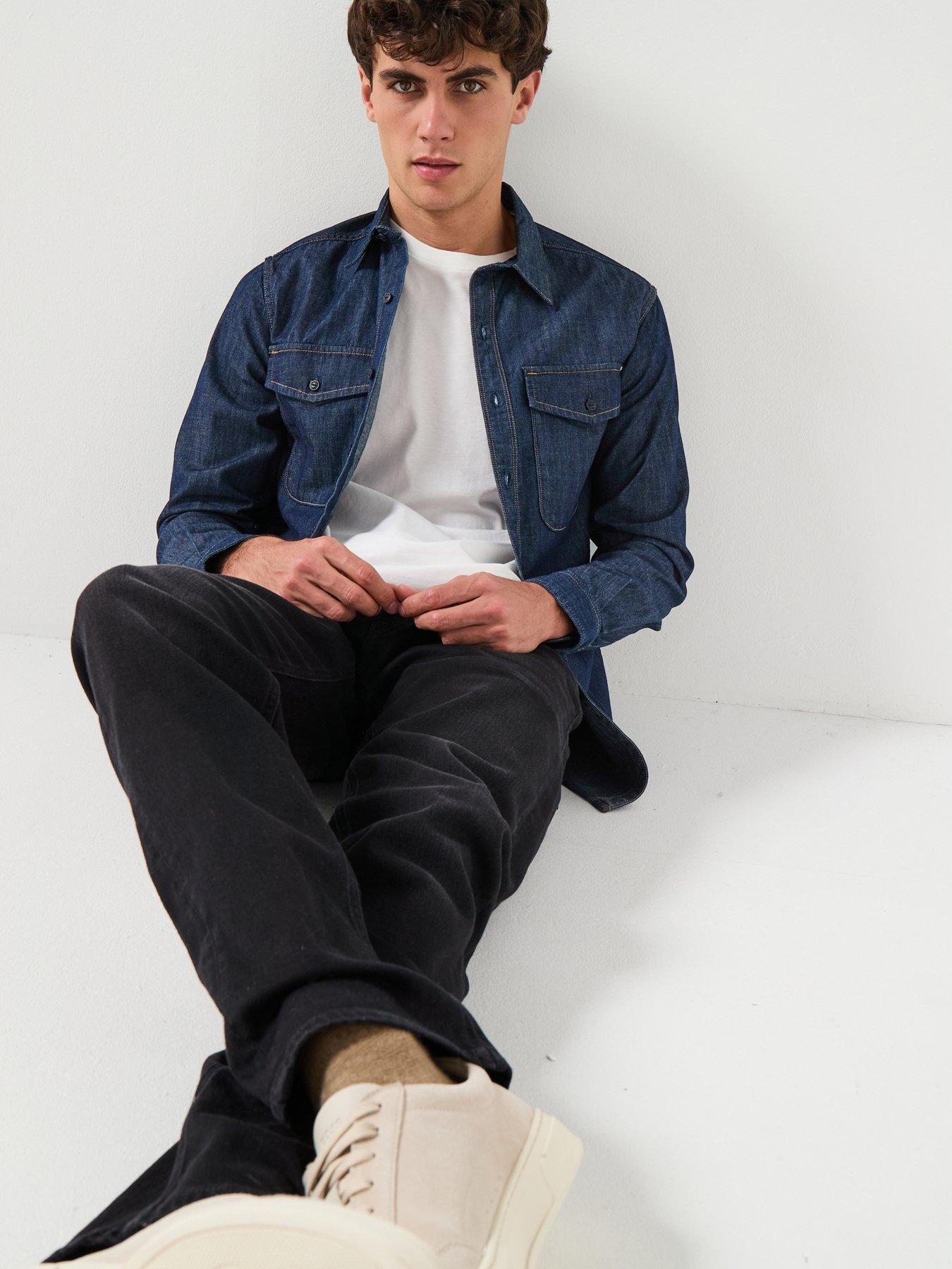 REPLAY straight fit jeans GROVER dark blue | wehkamp
