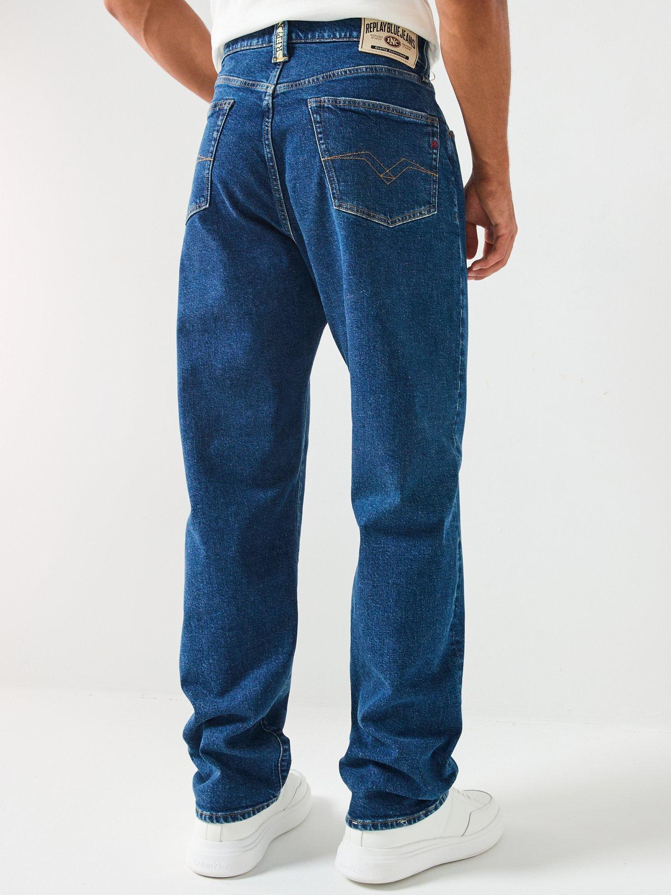 Image 2 of 6 of Replay M9z1 Regular Fit Jeans - Blue