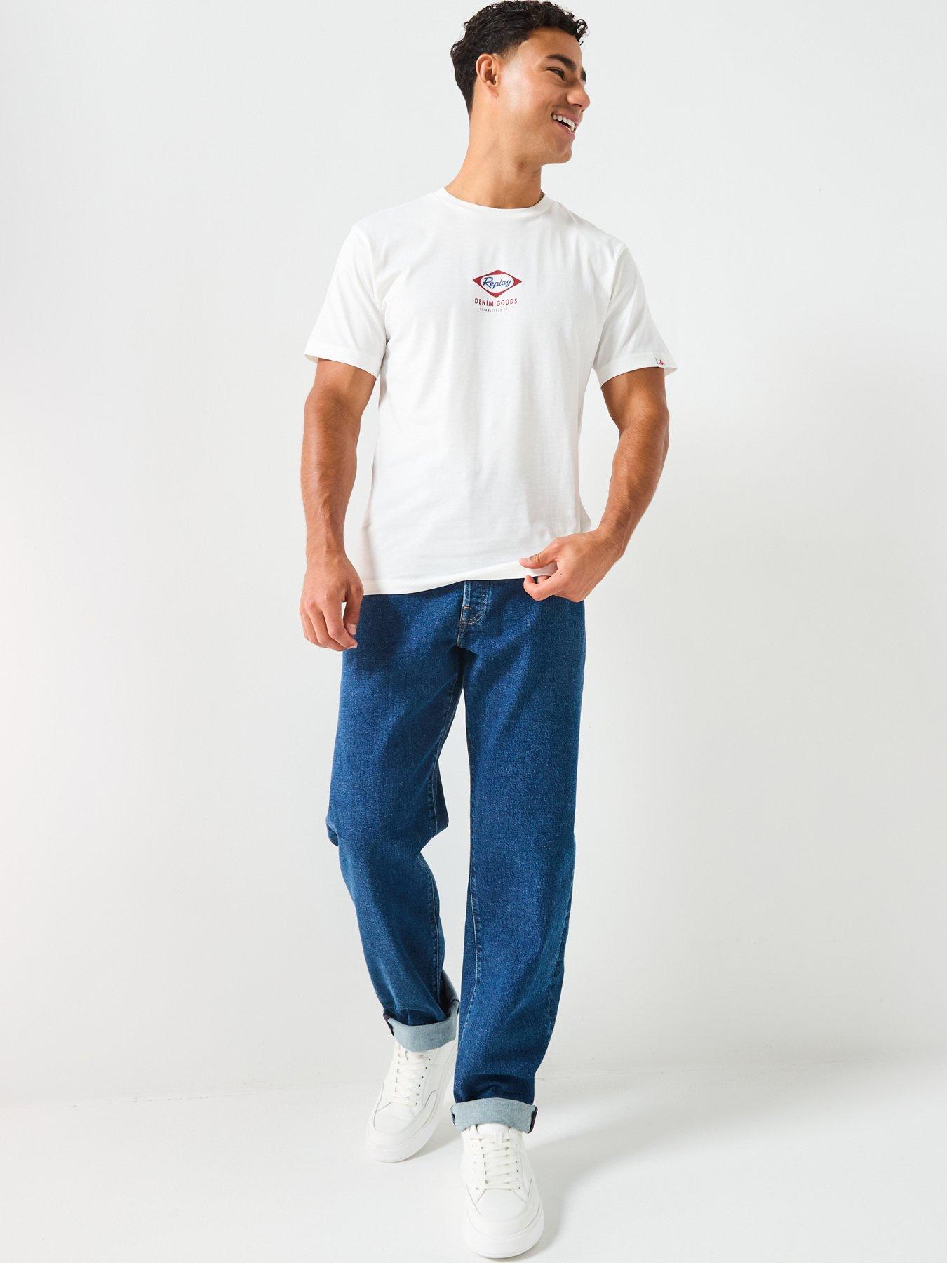 Image 3 of 6 of Replay M9z1 Regular Fit Jeans - Blue