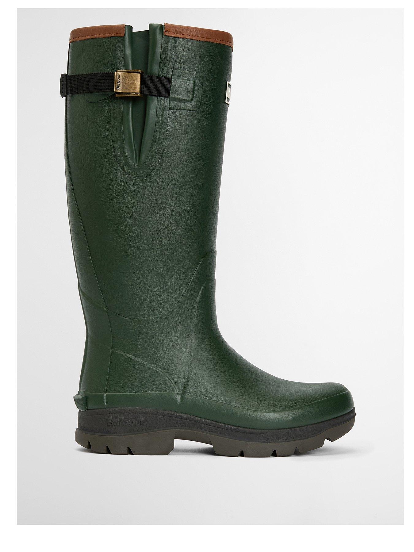 Barbour Tempest Tall Wellington Boots - Green