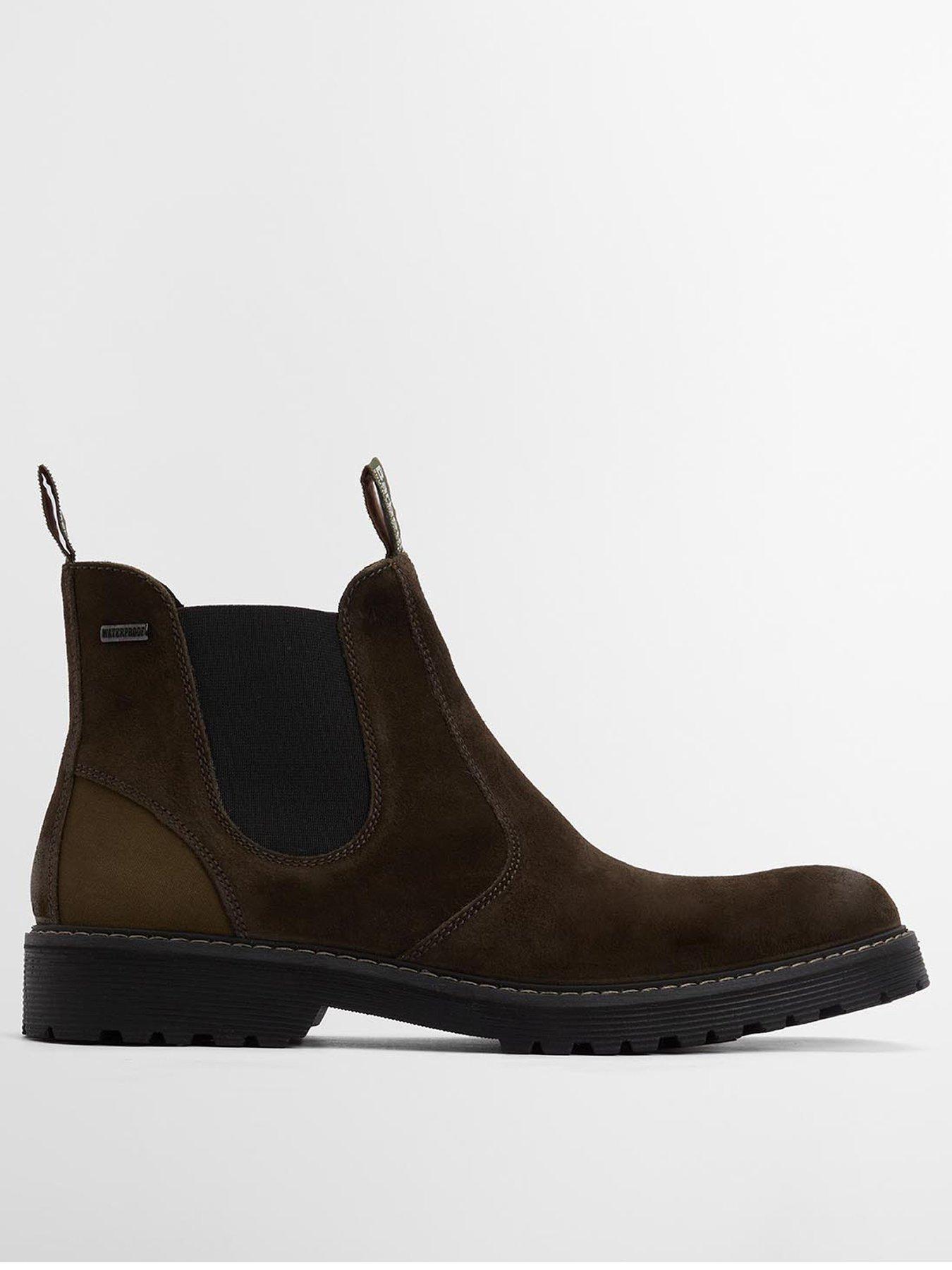 Barbour: Patton Waterproof Chelsea Boots - Green