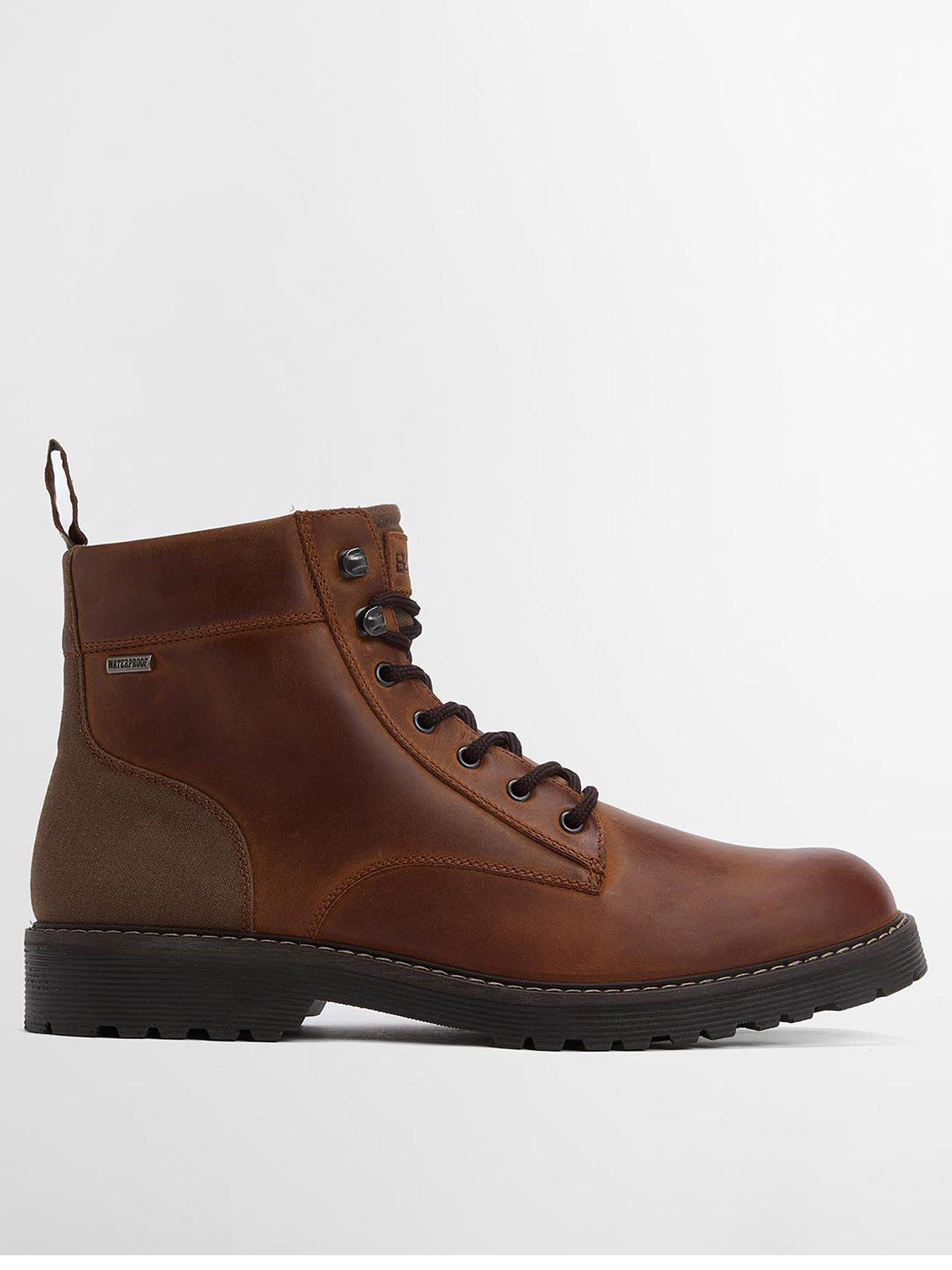 Barbour Harrison Waterproof Lace Up Boots - Brown