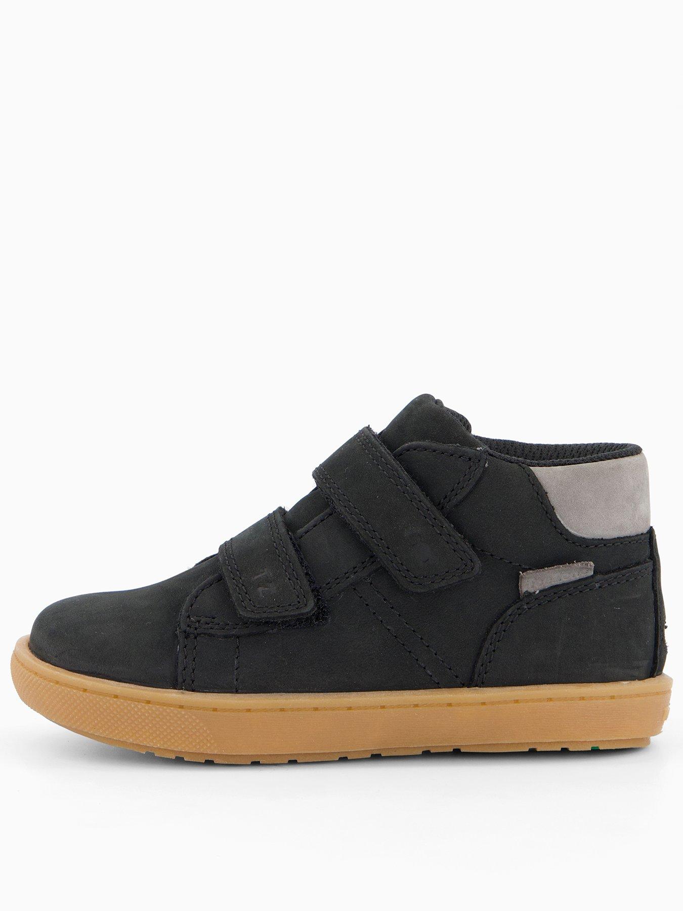 The Very Collection Toezone Boys Suede Black Ankle Boots