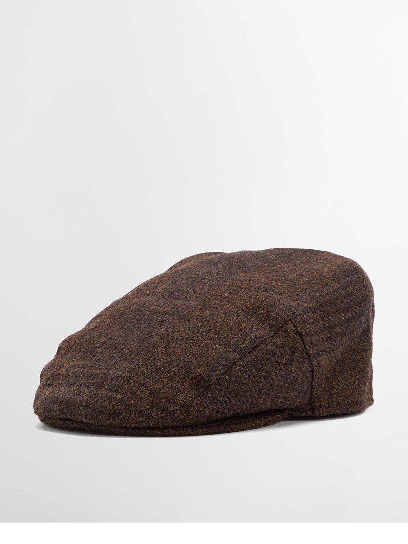 Barbour Deveron Tweed Flat Cap - Brown