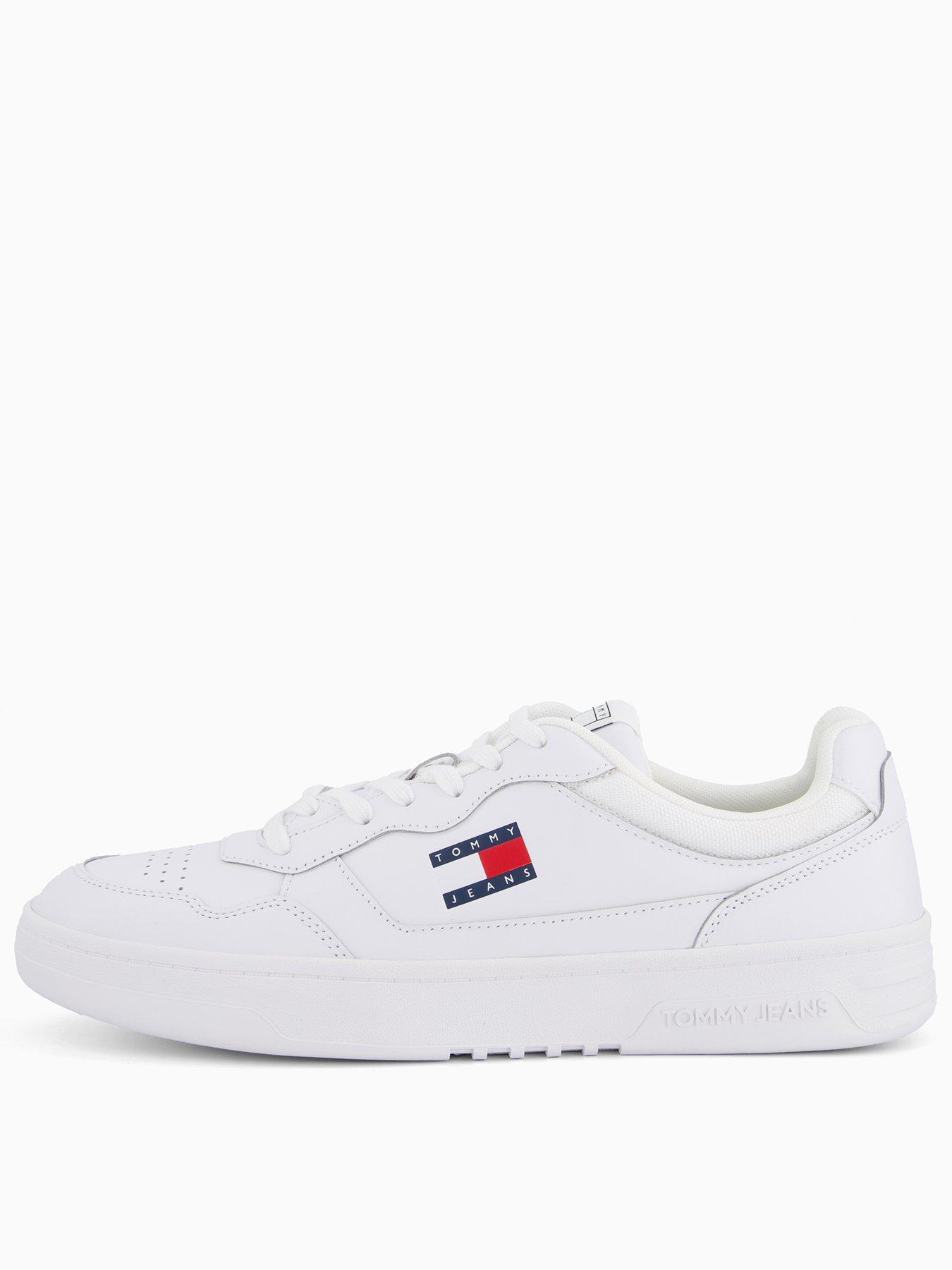 Tommy Jeans Tjm Cupsole Leather Essential Trainers - White