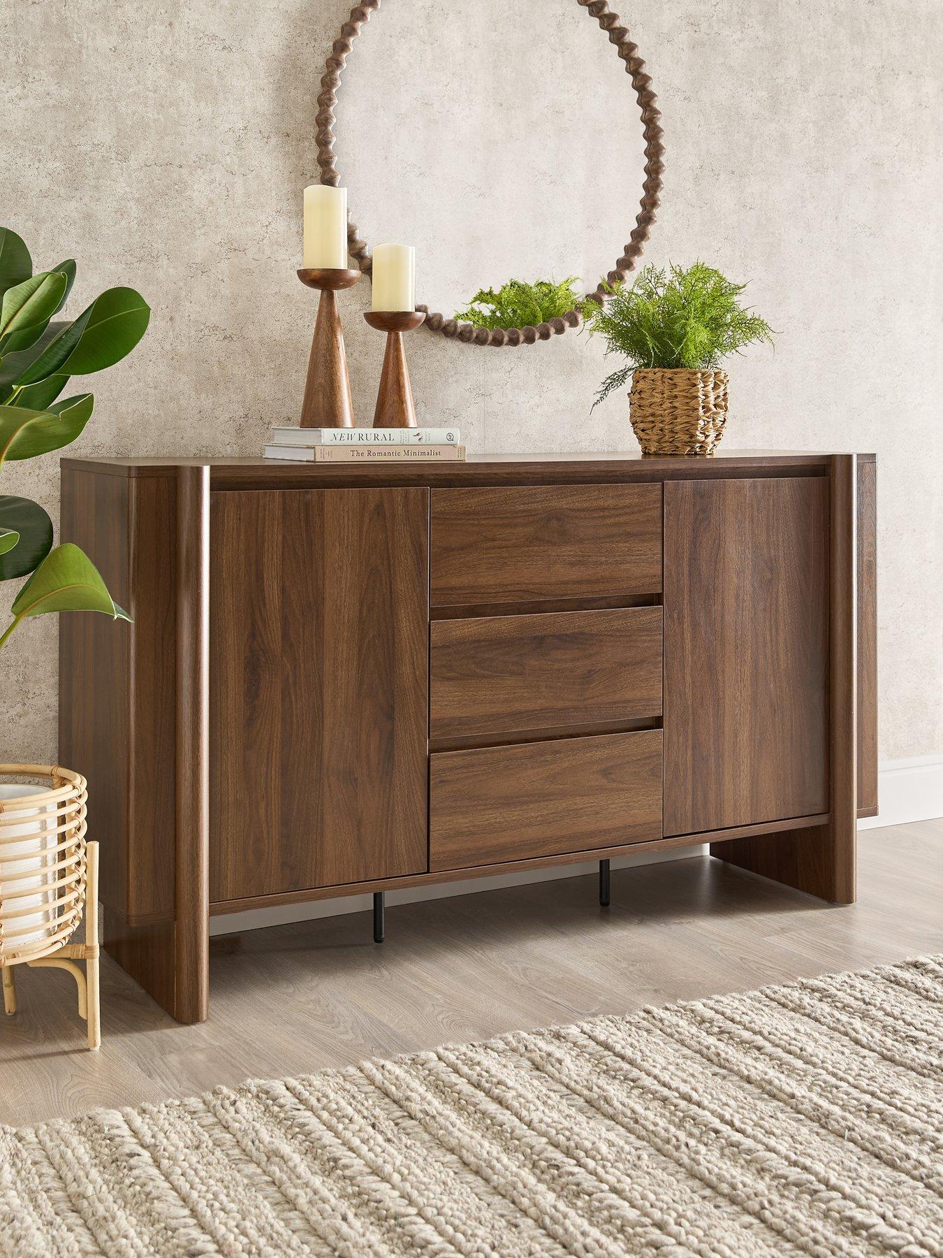 The Very Collection Amber Large Sideboard - Rustic Oak - FSC® Certified