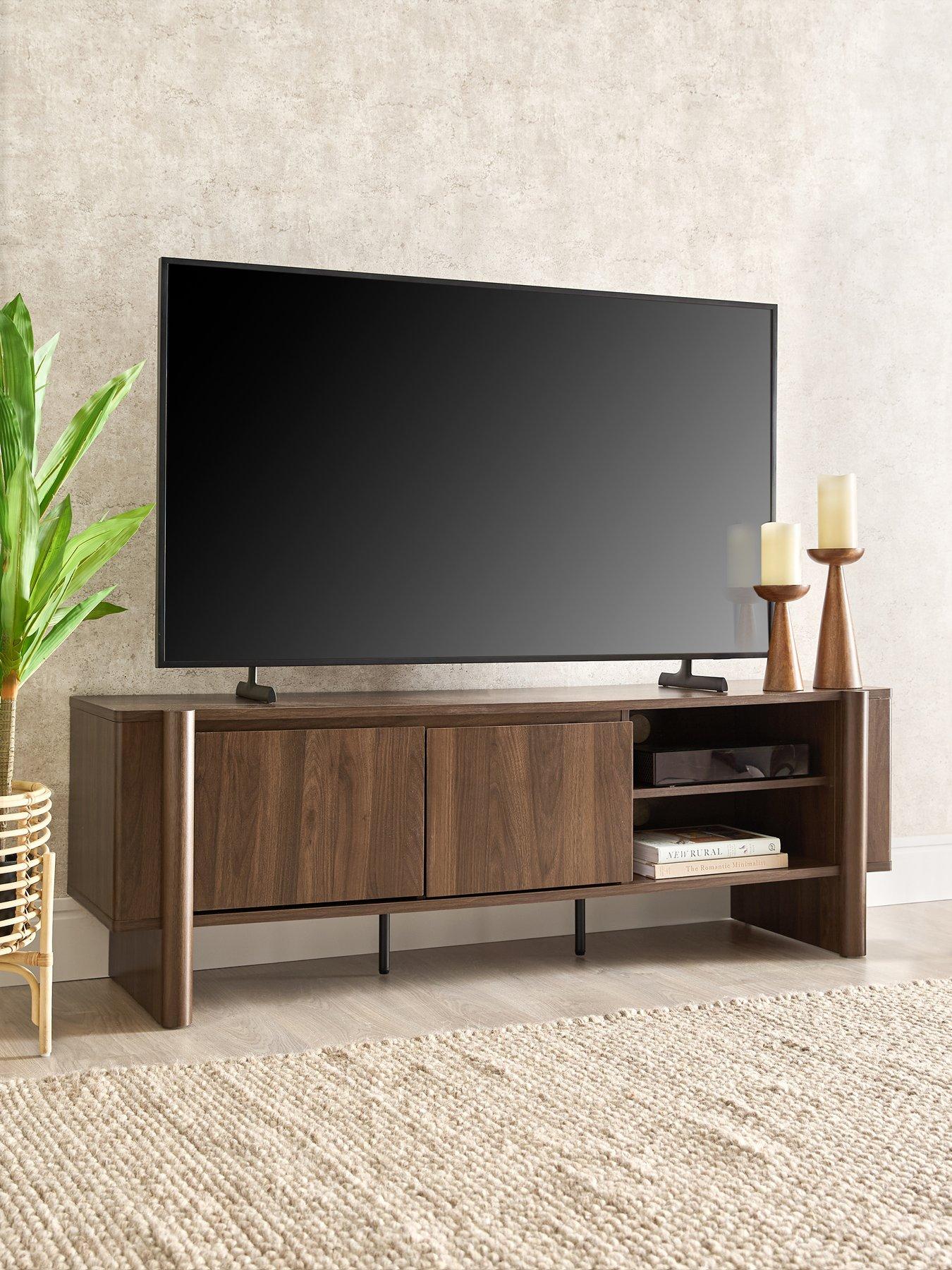The Very Collection Amber Tv Unit - fits up to 60 inch TV - Rustic Oak - FSC® Certified