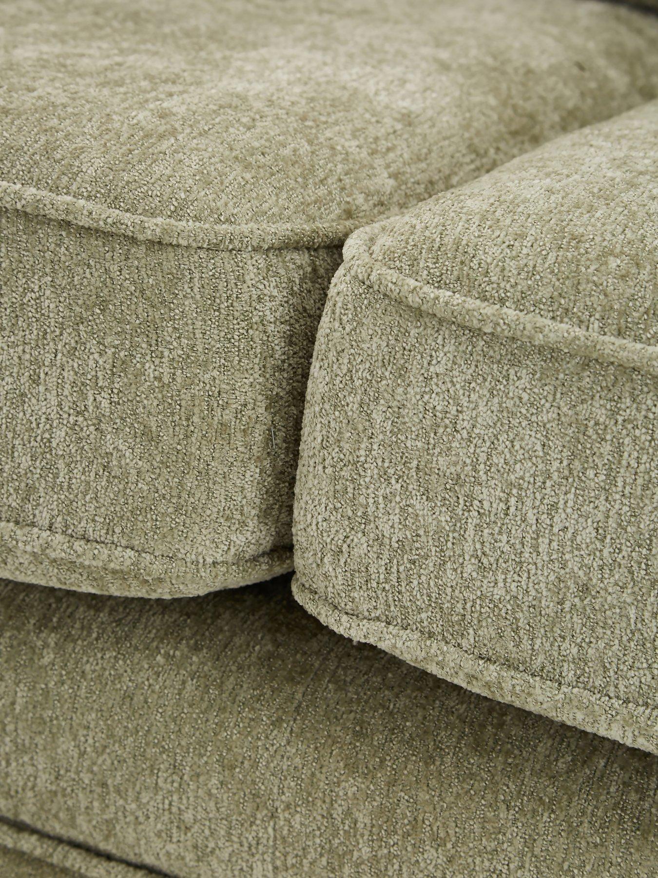 Image 6 of 7 of The Very Collection Trinity Fabric Left Hand&nbsp;Double Arm Corner Group Sofa with Storage&nbsp;Footstool - Made to Order in the UK