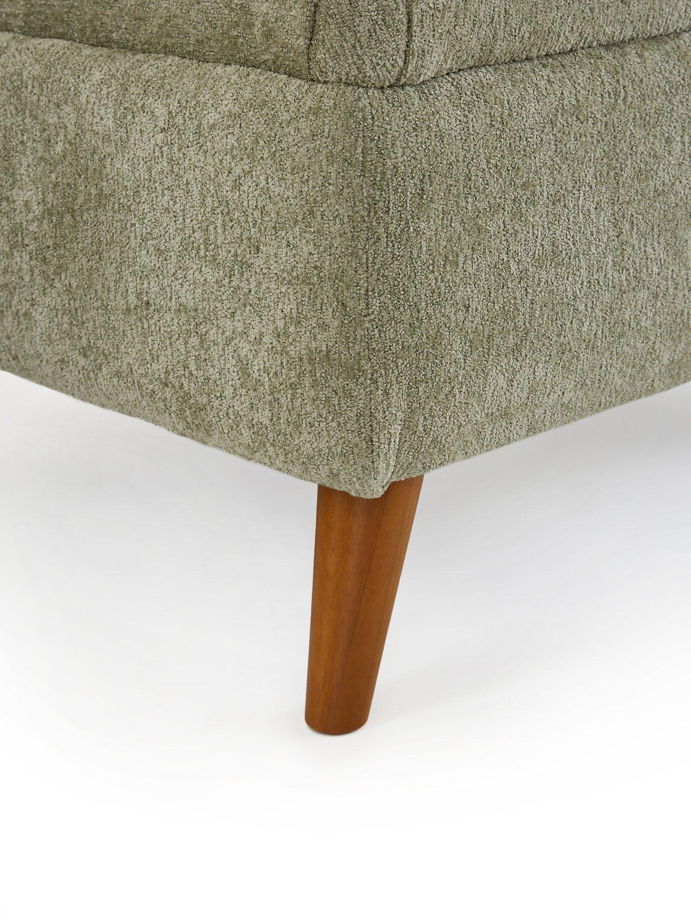 Image 7 of 7 of The Very Collection Trinity Fabric Left Hand&nbsp;Double Arm Corner Group Sofa with Storage&nbsp;Footstool - Made to Order in the UK
