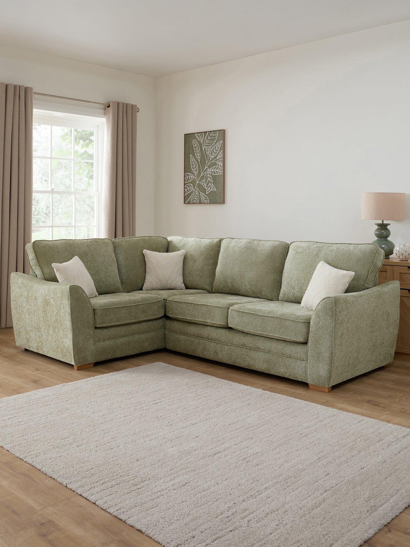 Image 1 of 7 of The Very Collection Trinity Fabric Left&nbsp;Hand Double Arm Corner Group Sofa - Made to Order in the UK