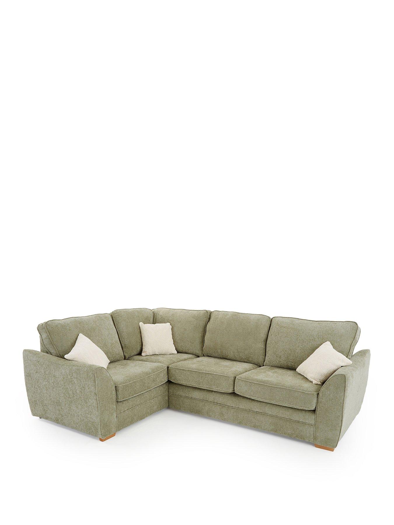 Image 2 of 7 of The Very Collection Trinity Fabric Left&nbsp;Hand Double Arm Corner Group Sofa - Made to Order in the UK