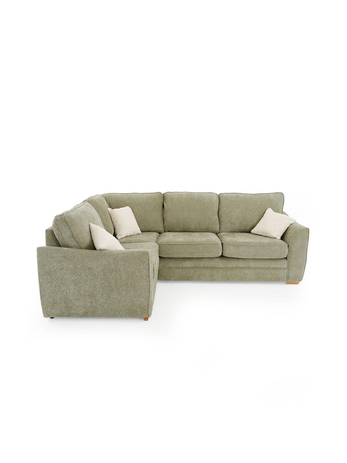 Image 3 of 7 of The Very Collection Trinity Fabric Left&nbsp;Hand Double Arm Corner Group Sofa - Made to Order in the UK