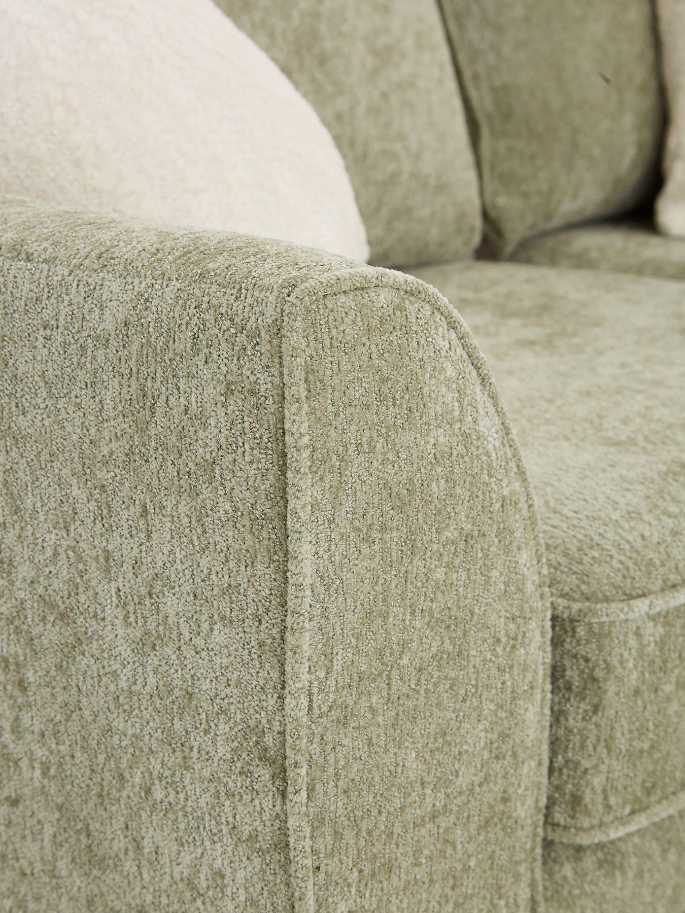 Image 4 of 7 of The Very Collection Trinity Fabric Right Hand Double Arm Corner Group Sofa with Storage&nbsp;Footstool - Made to Order in the UK