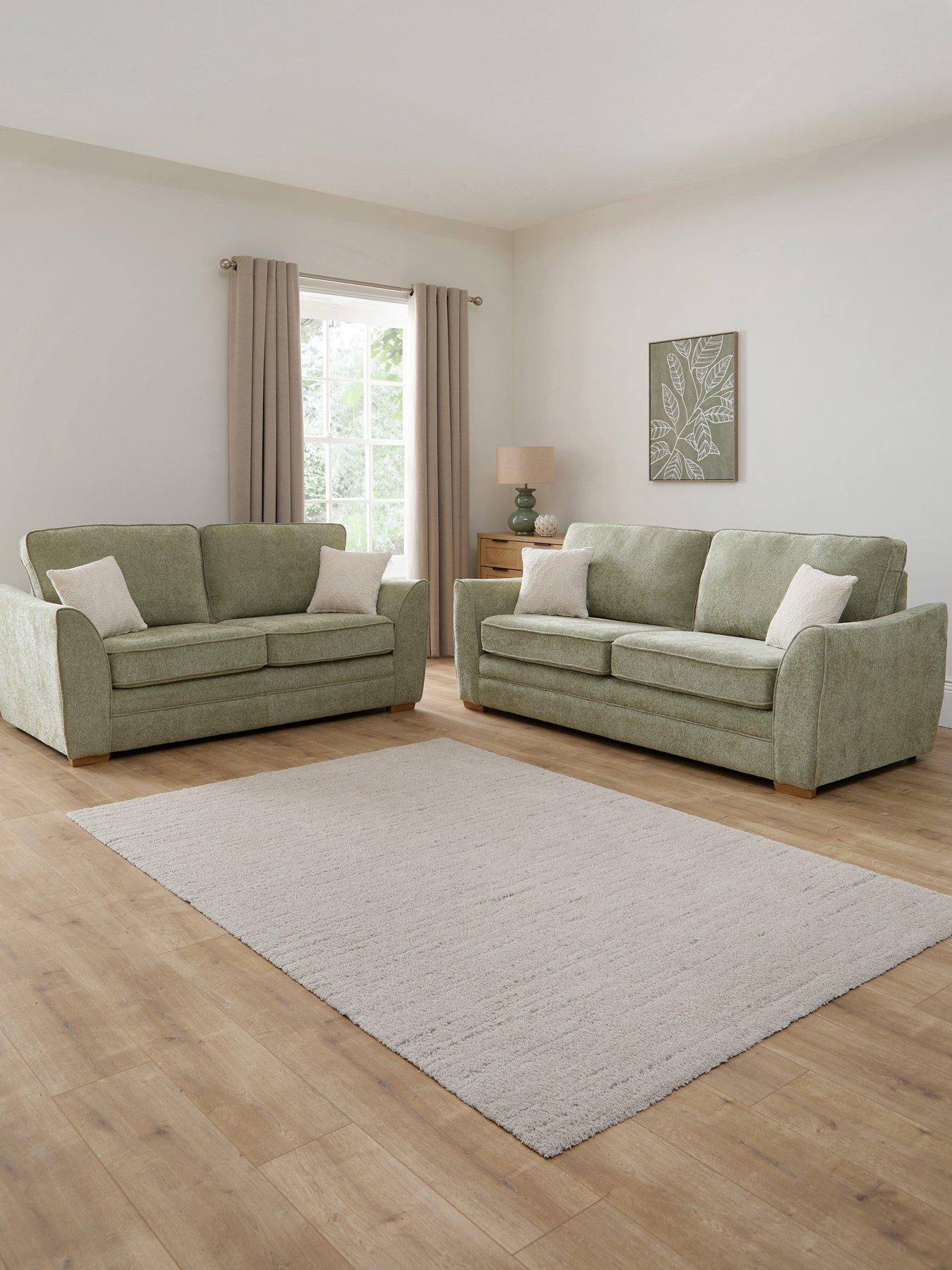 Image 1 of 7 of The Very Collection Trinity Fabric 3 Seater + 2 Seater&nbsp;Sofa Set&nbsp;(Buy &amp; SAVE!) - Made to order in the UK