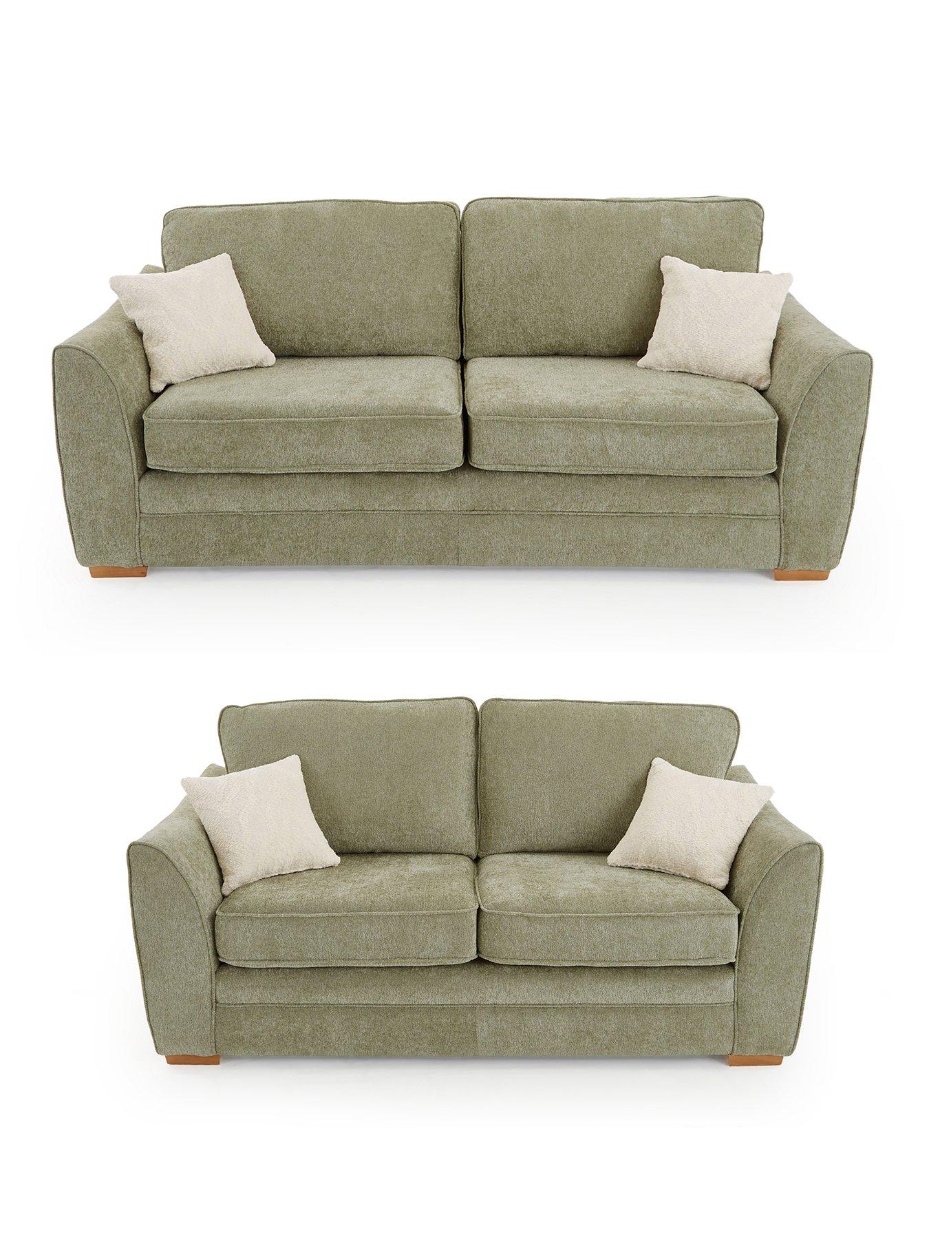 Image 2 of 7 of The Very Collection Trinity Fabric 3 Seater + 2 Seater&nbsp;Sofa Set&nbsp;(Buy &amp; SAVE!) - Made to order in the UK